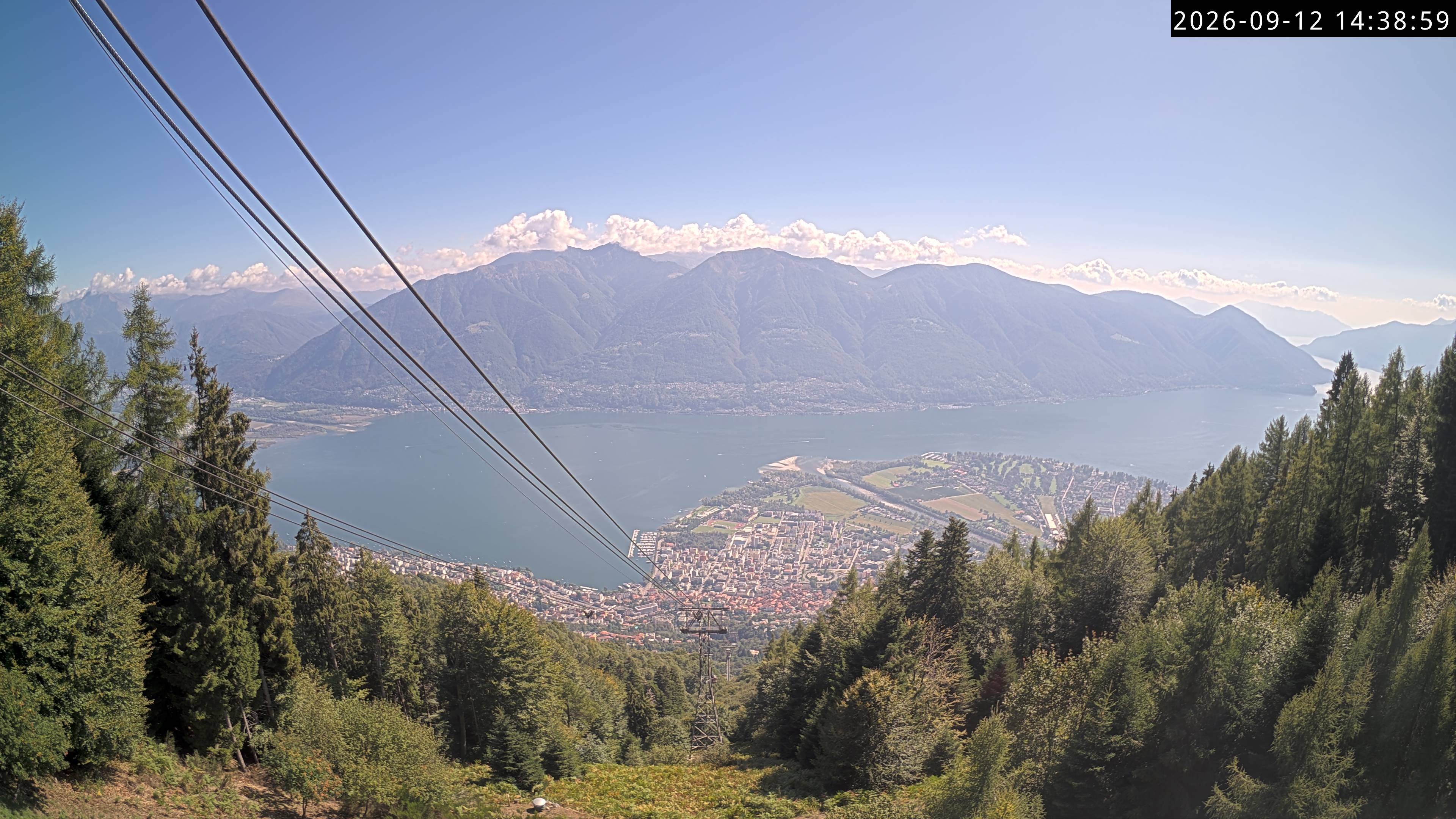 Archived image Webcam Cardada: View Aerialtram