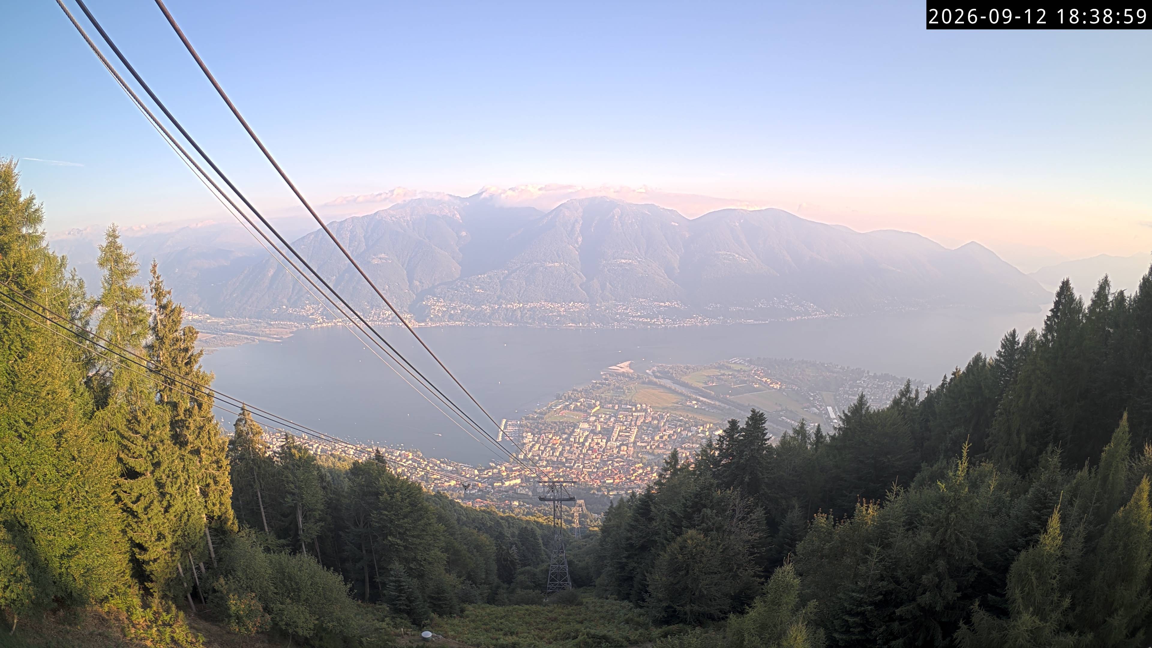 Archived image Webcam Cardada: View Aerialtram