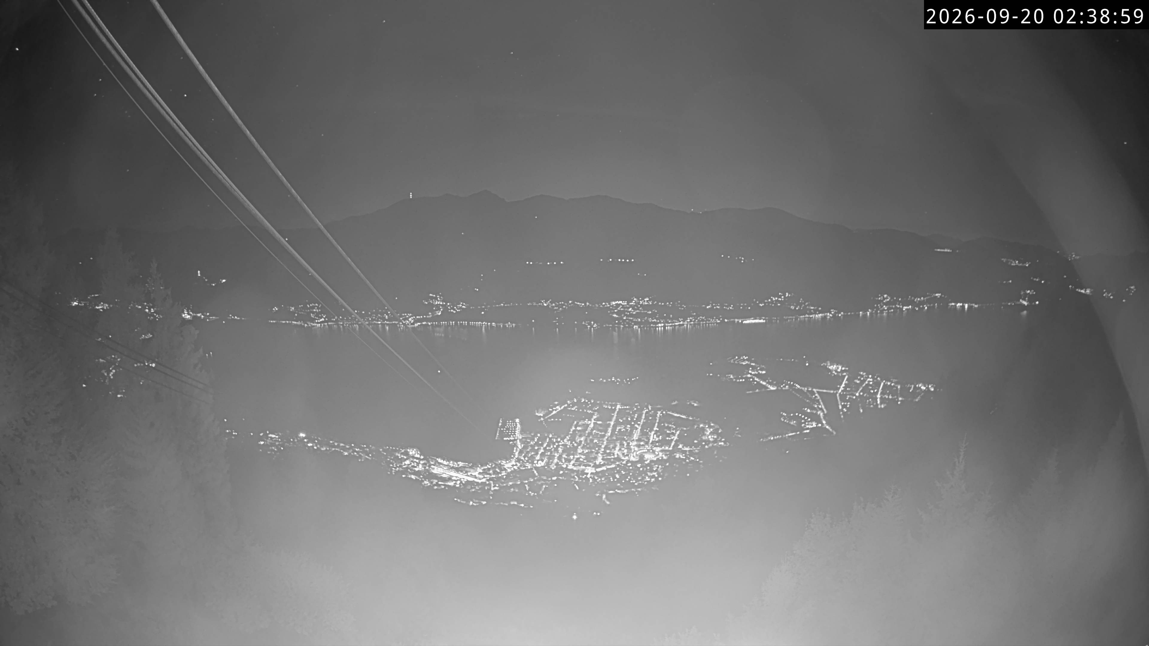Archiv Foto Webcam Cardada: Blick Seilbahn