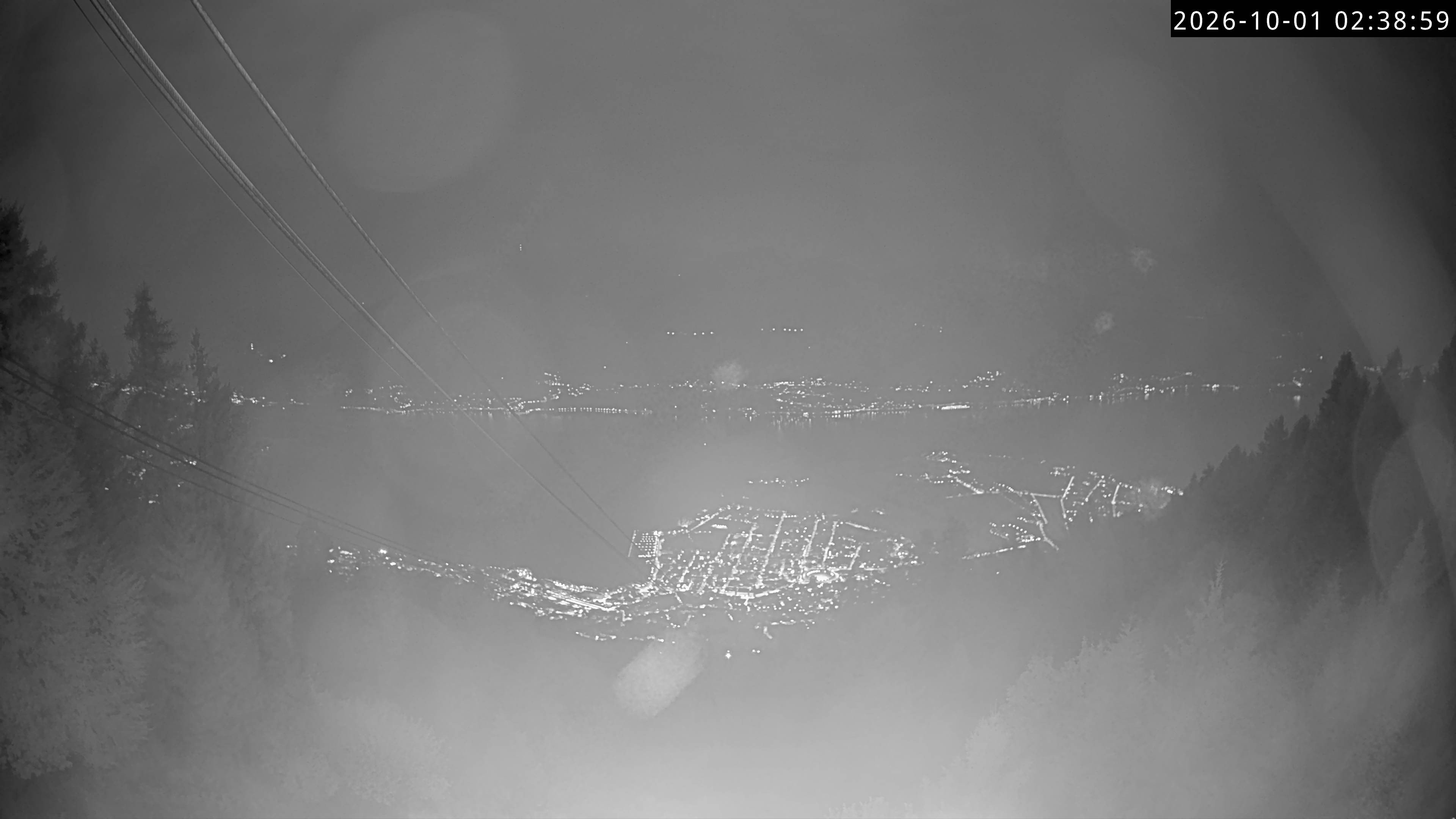 Archiv Foto Webcam Cardada: Blick Seilbahn