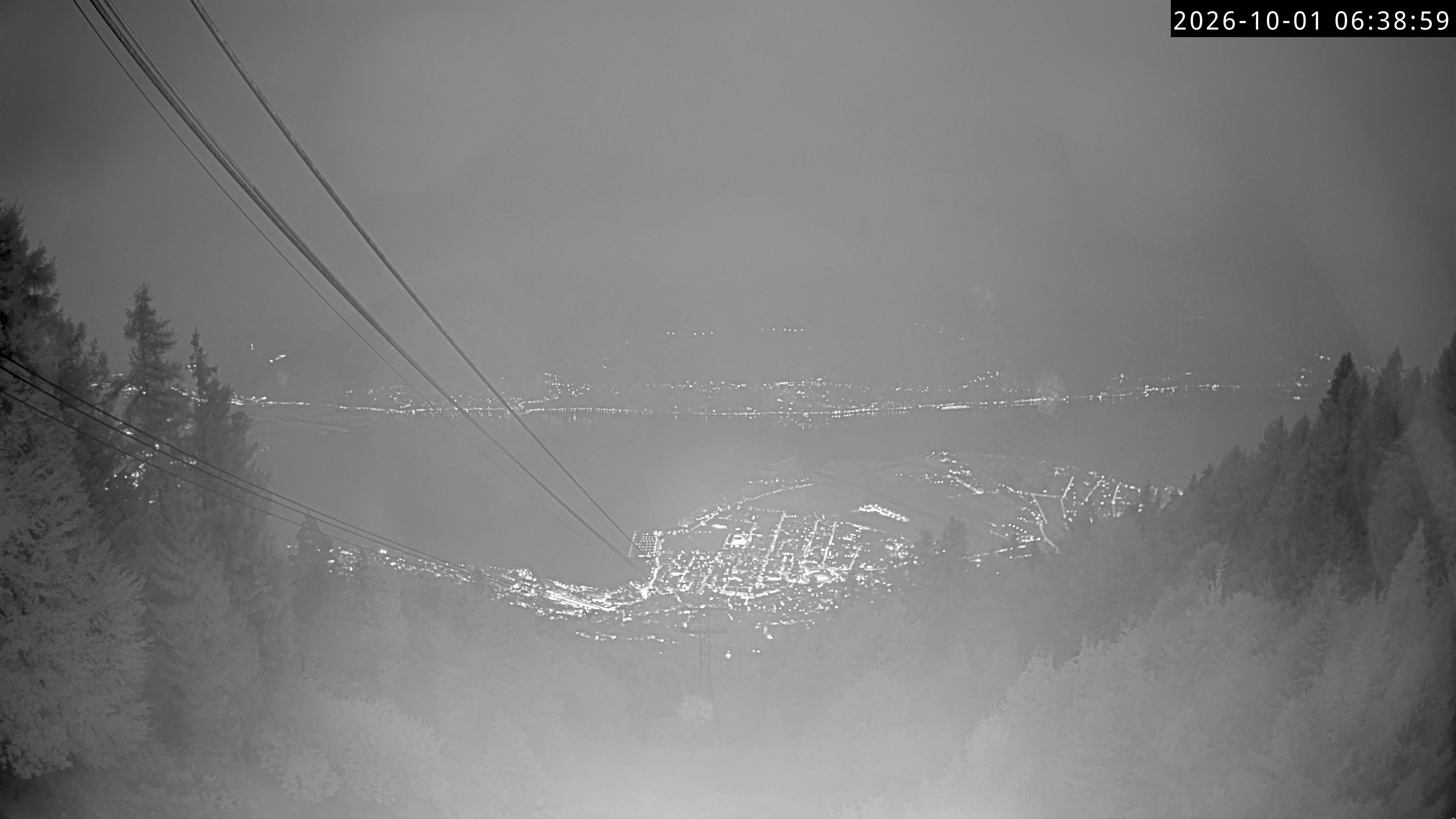 Archiv Foto Webcam Cardada: Blick Seilbahn