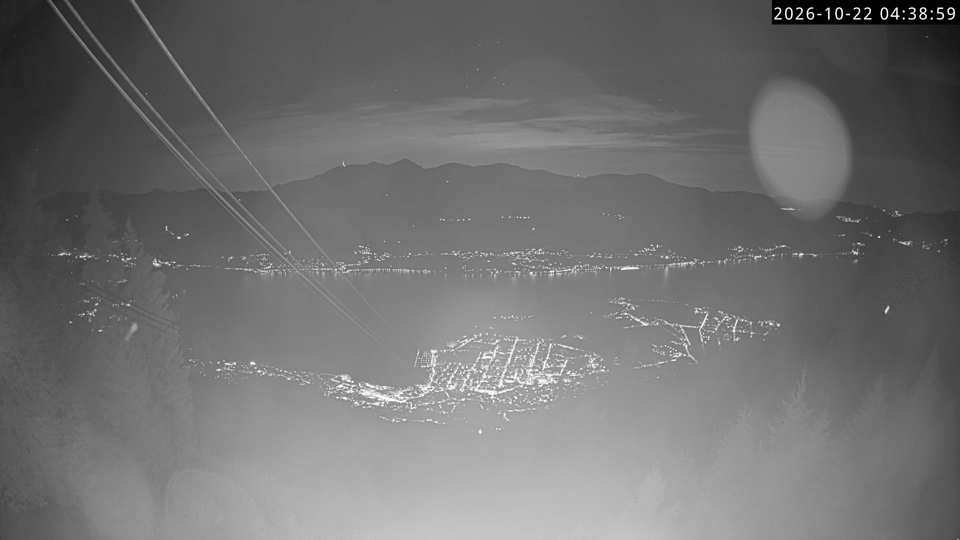Archiv Foto Webcam Cardada: Blick Seilbahn