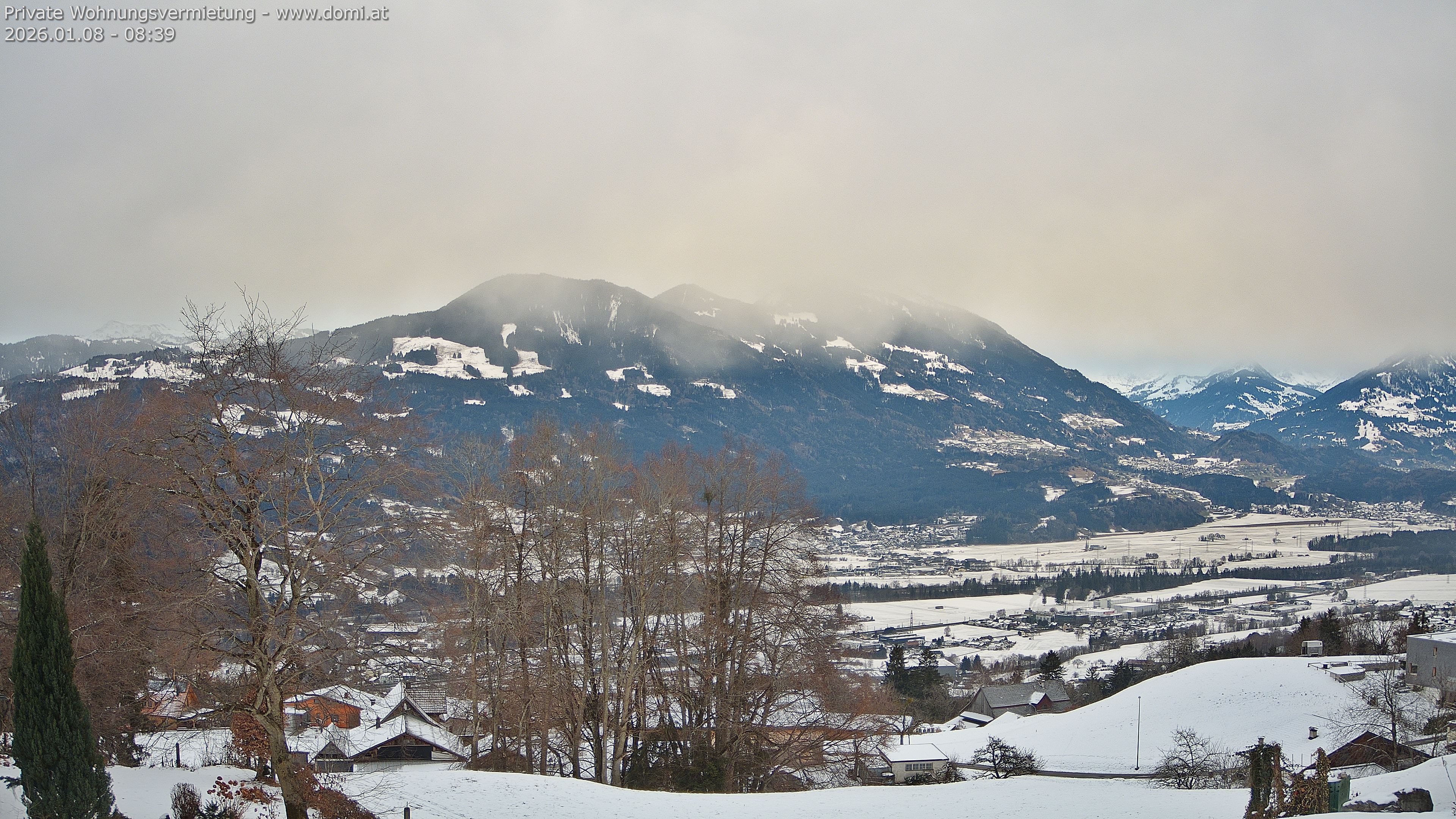 Archiv Foto Webcam Ausblick von Amerlügen bei Frastanz