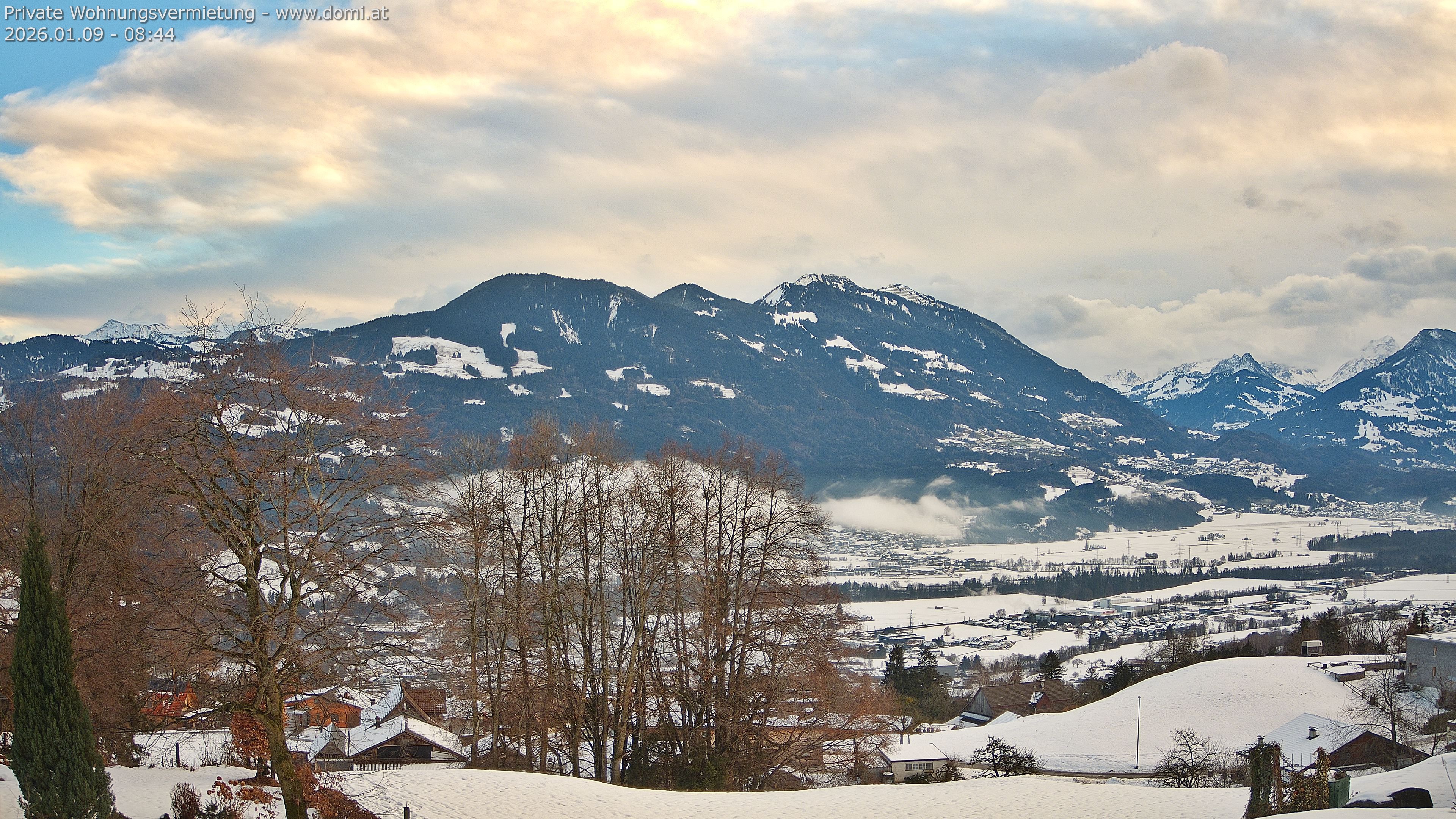 Archiv Foto Webcam Ausblick von Amerlügen bei Frastanz