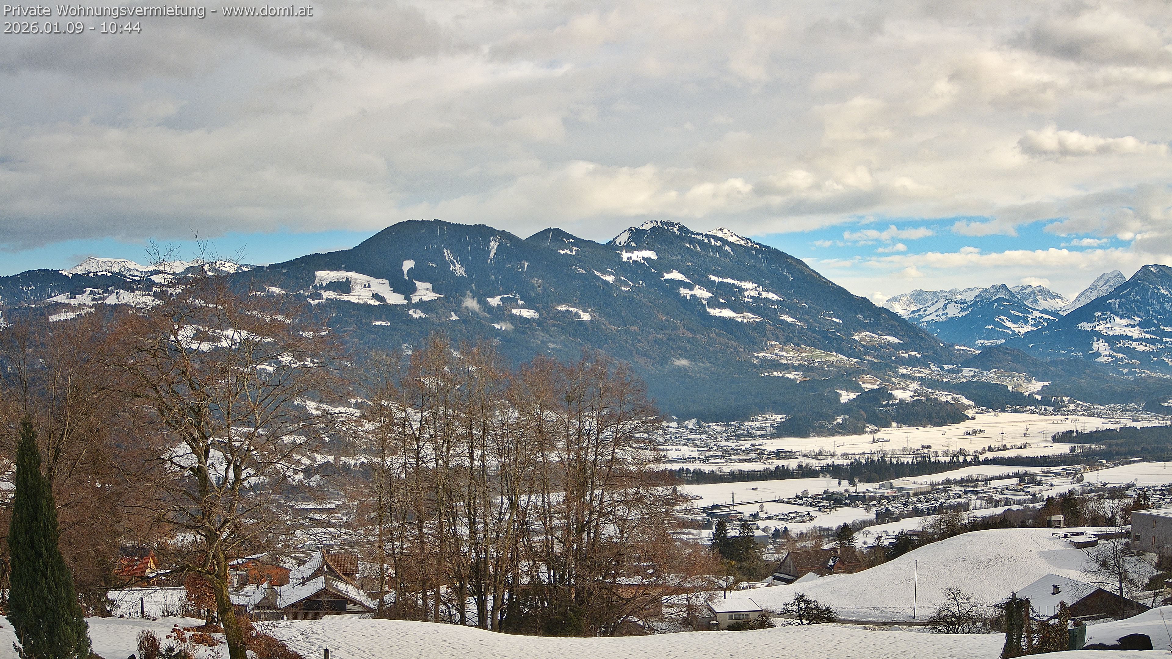 Archiv Foto Webcam Ausblick von Amerlügen bei Frastanz