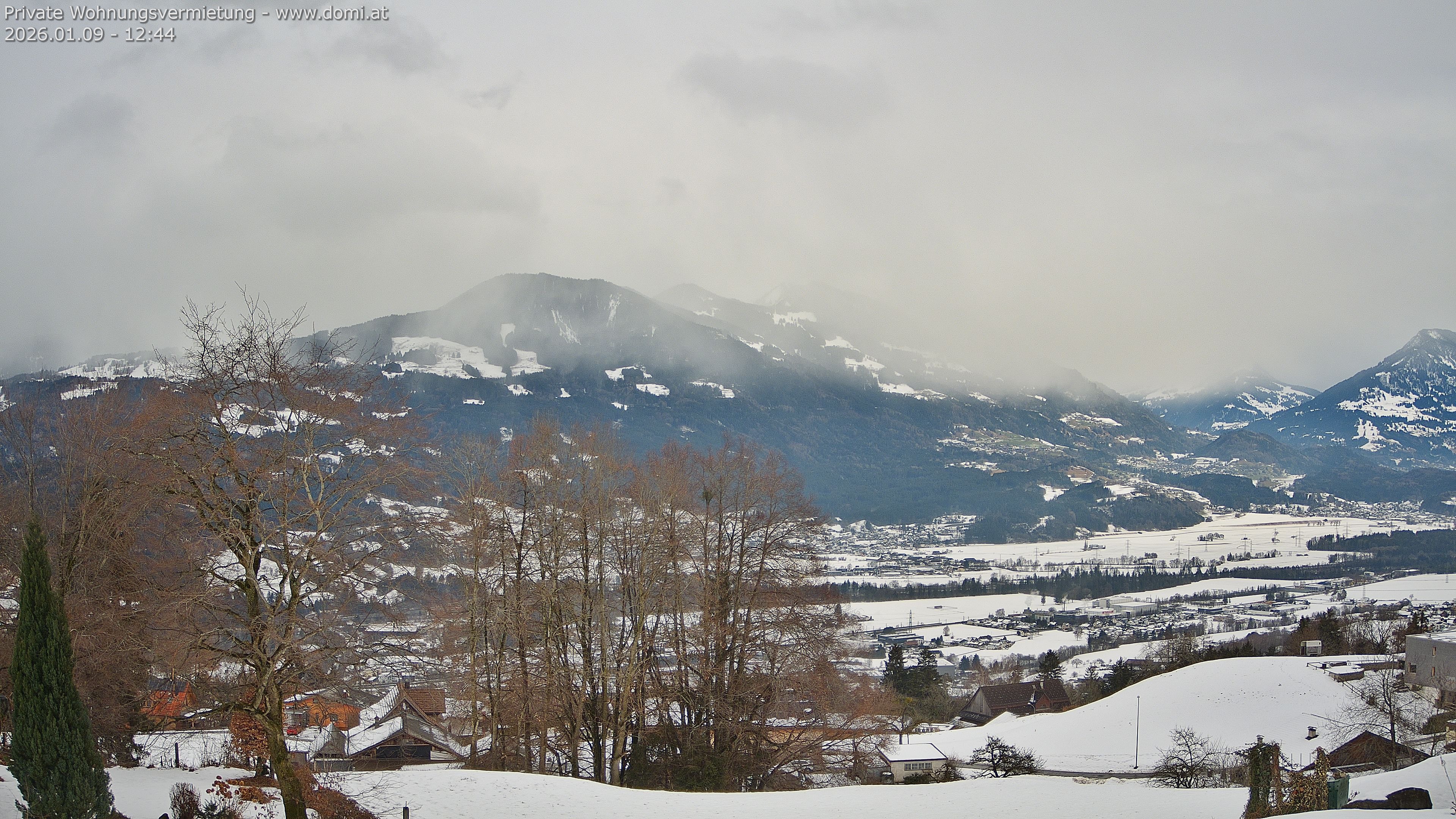 Archiv Foto Webcam Ausblick von Amerlügen bei Frastanz