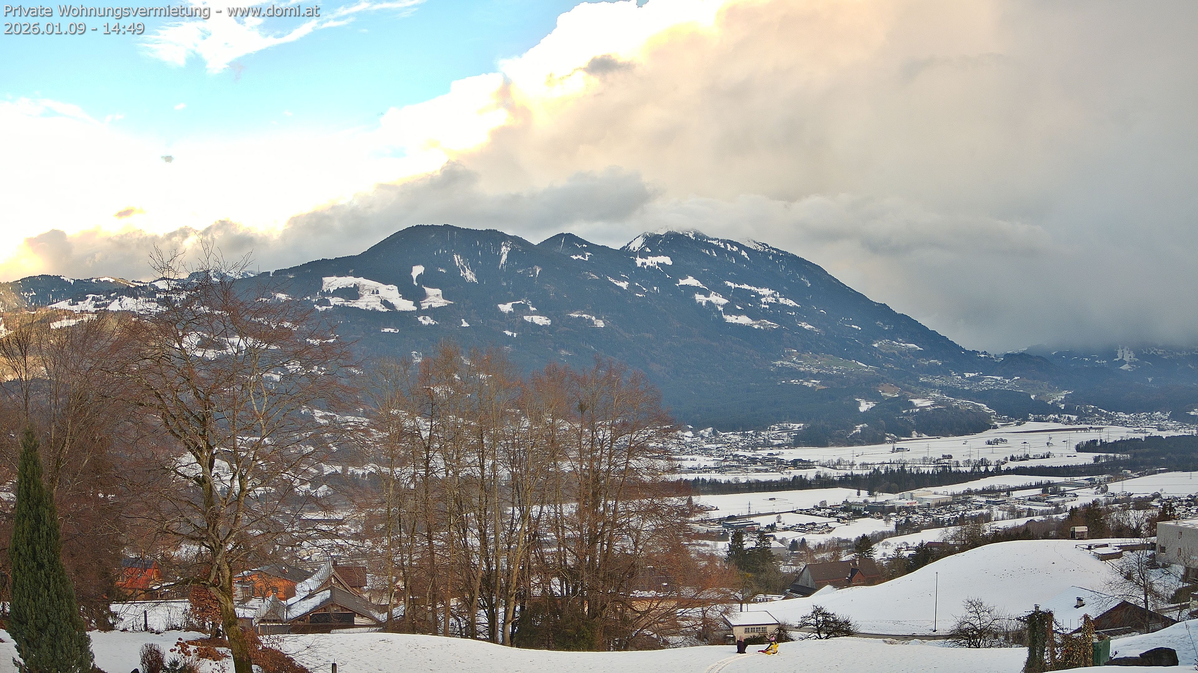 Archiv Foto Webcam Ausblick von Amerlügen bei Frastanz