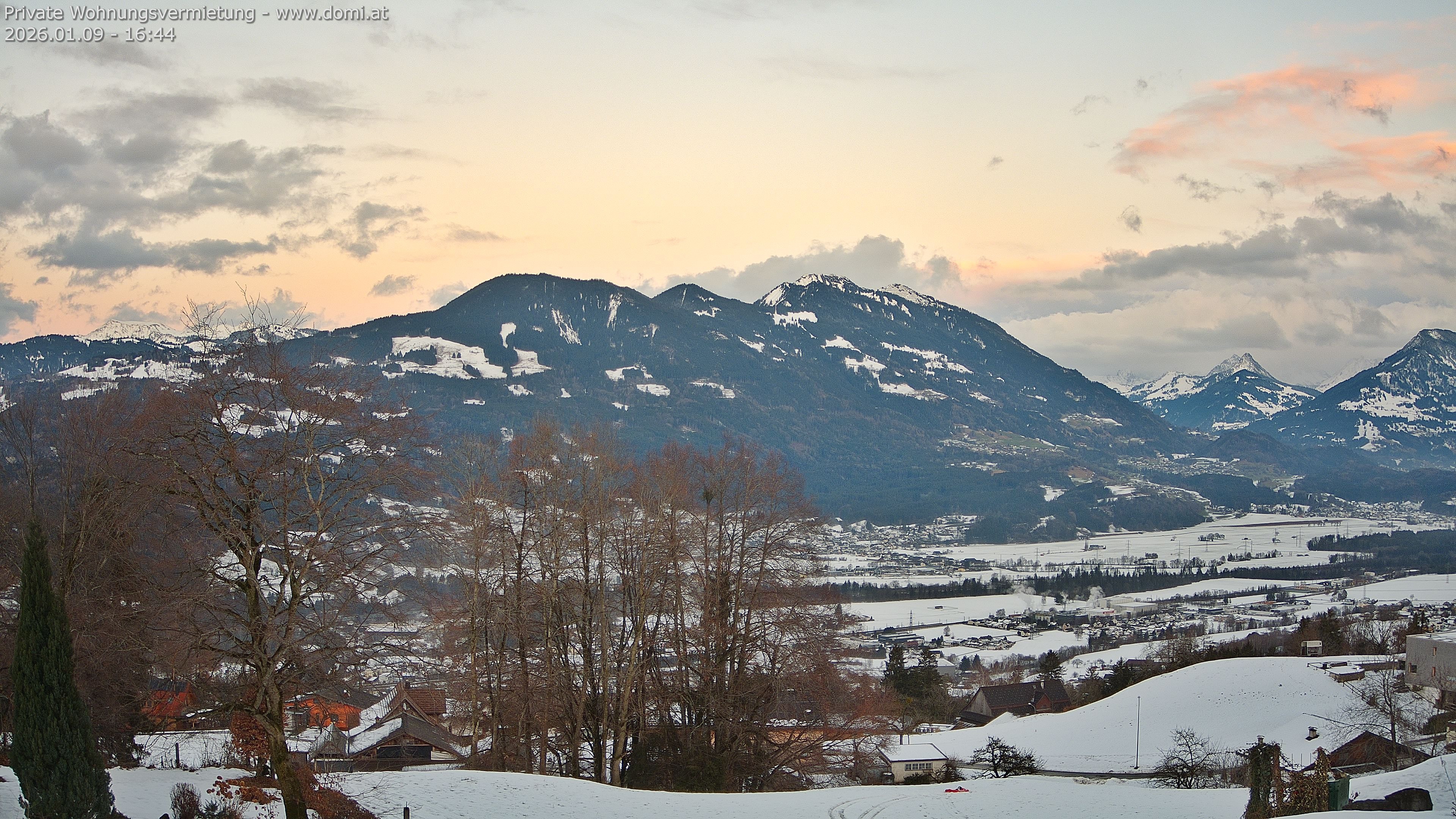 Archiv Foto Webcam Ausblick von Amerlügen bei Frastanz