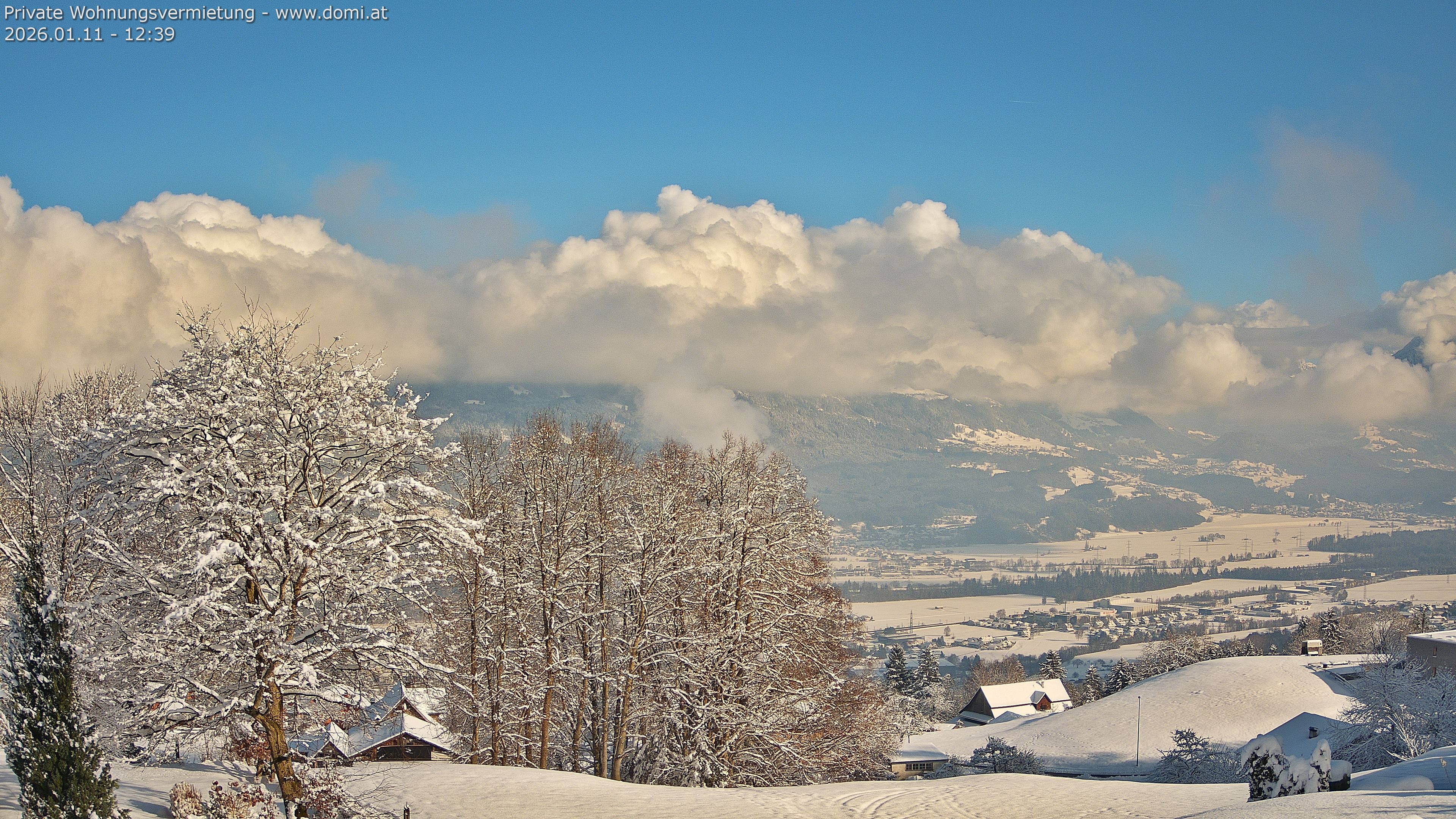 Archiv Foto Webcam Ausblick von Amerlügen bei Frastanz