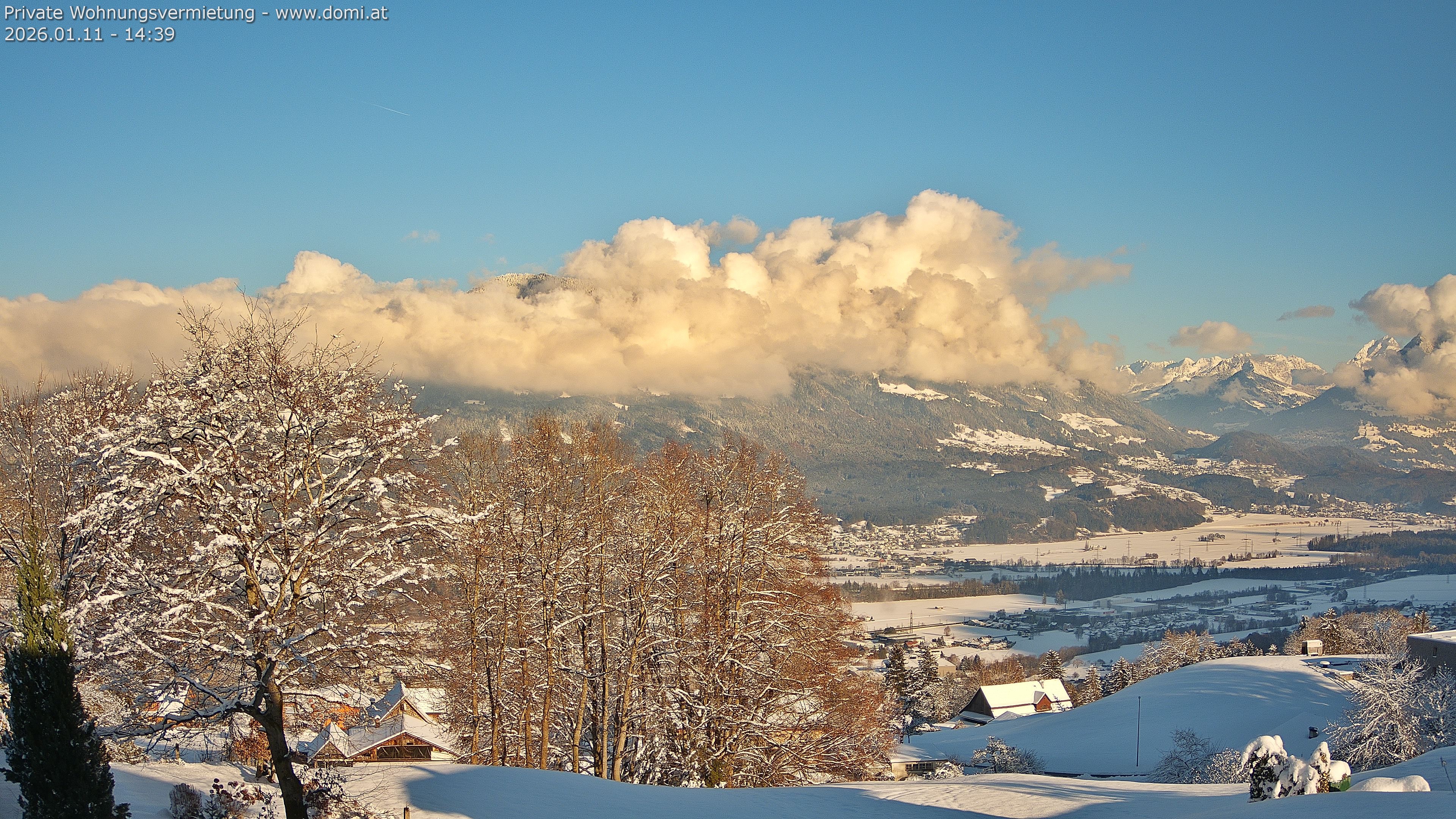 Archiv Foto Webcam Ausblick von Amerlügen bei Frastanz