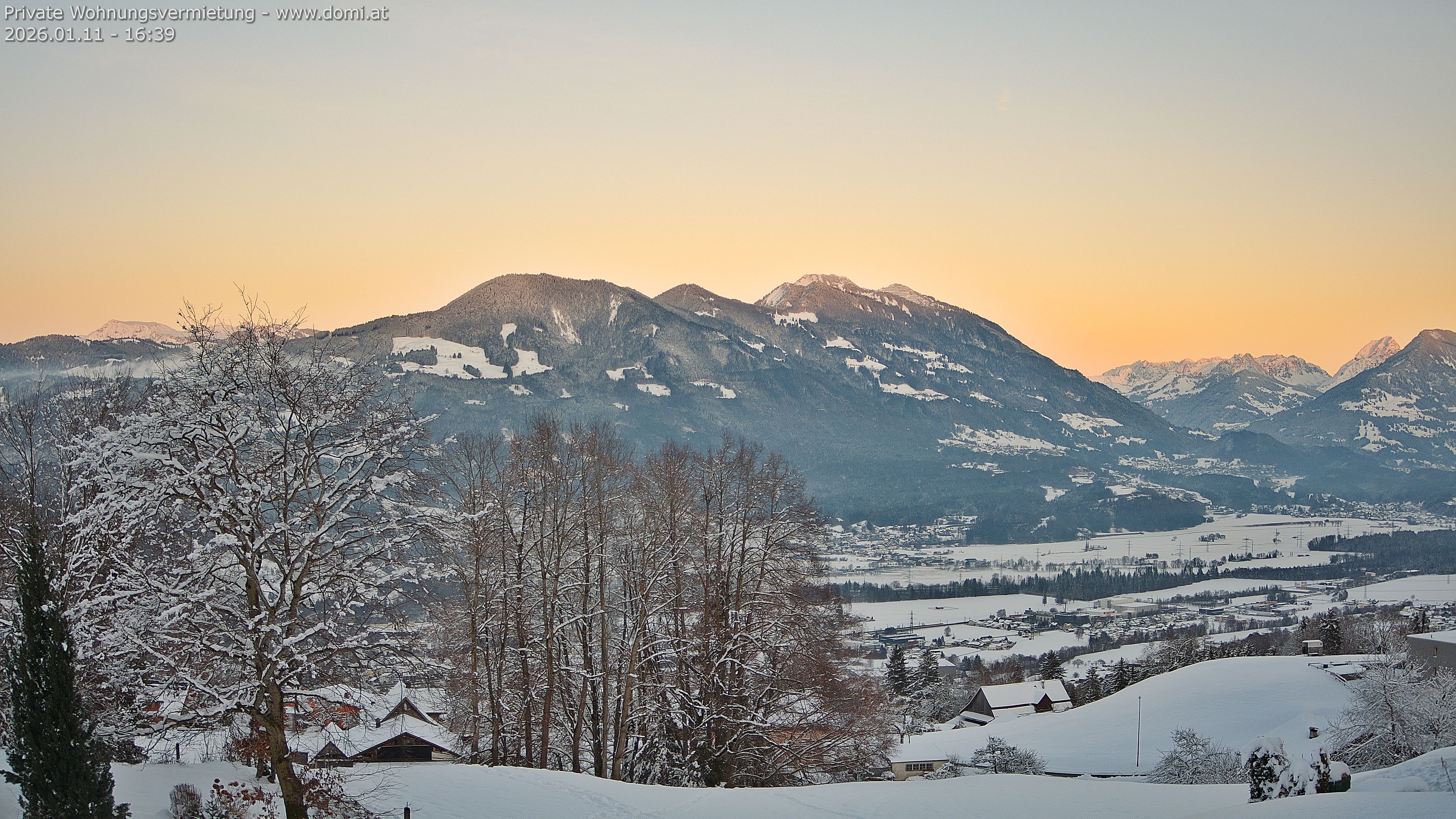 Archiv Foto Webcam Ausblick von Amerlügen bei Frastanz