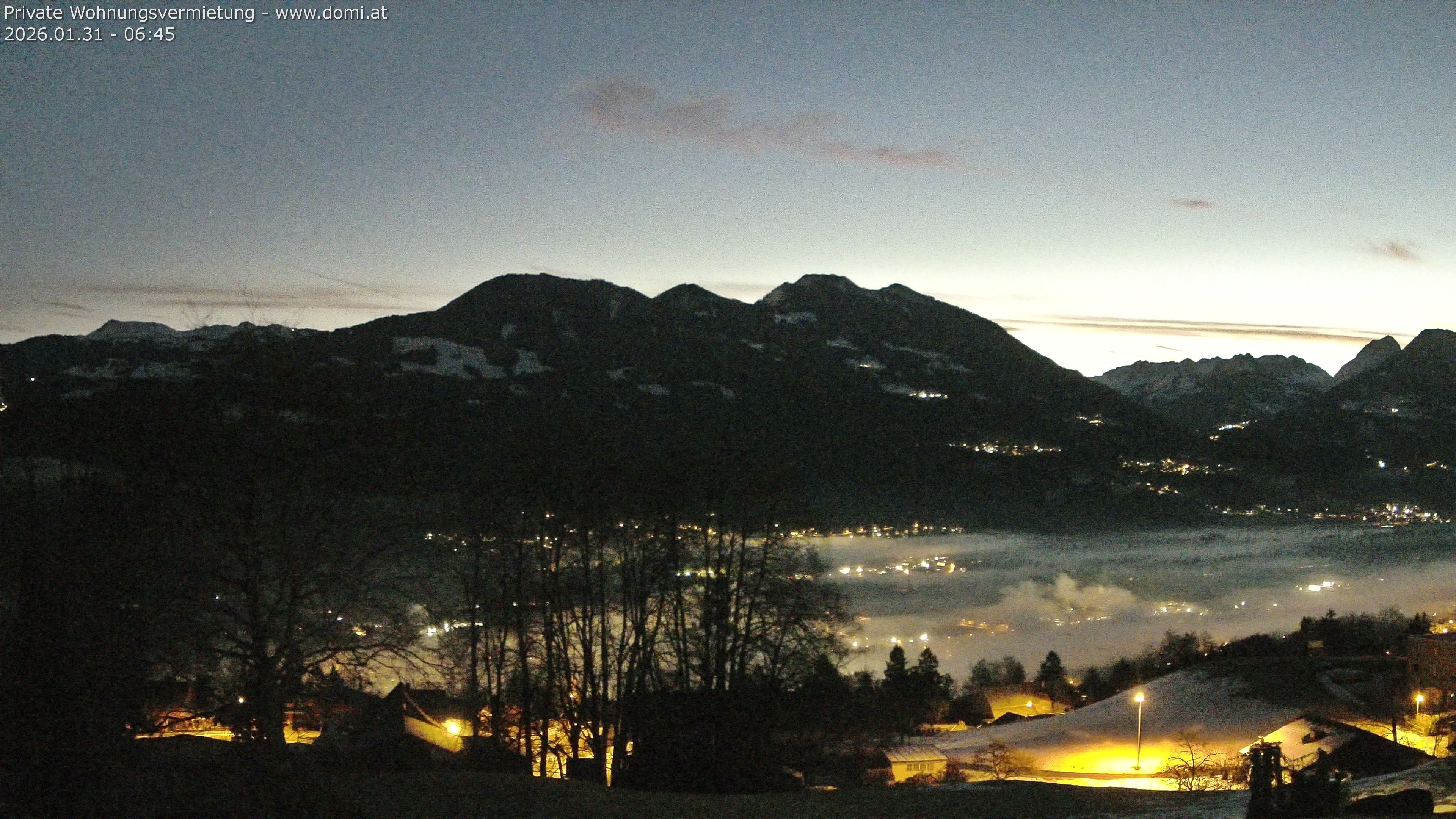 Archiv Foto Webcam Ausblick von Amerlügen bei Frastanz