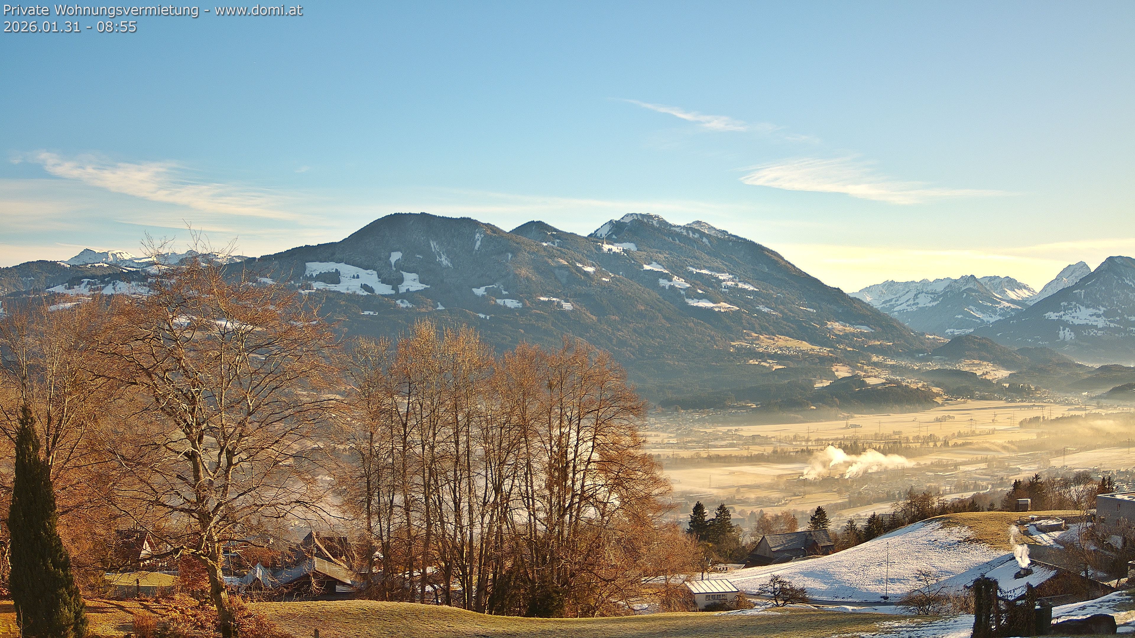 Archiv Foto Webcam Ausblick von Amerlügen bei Frastanz