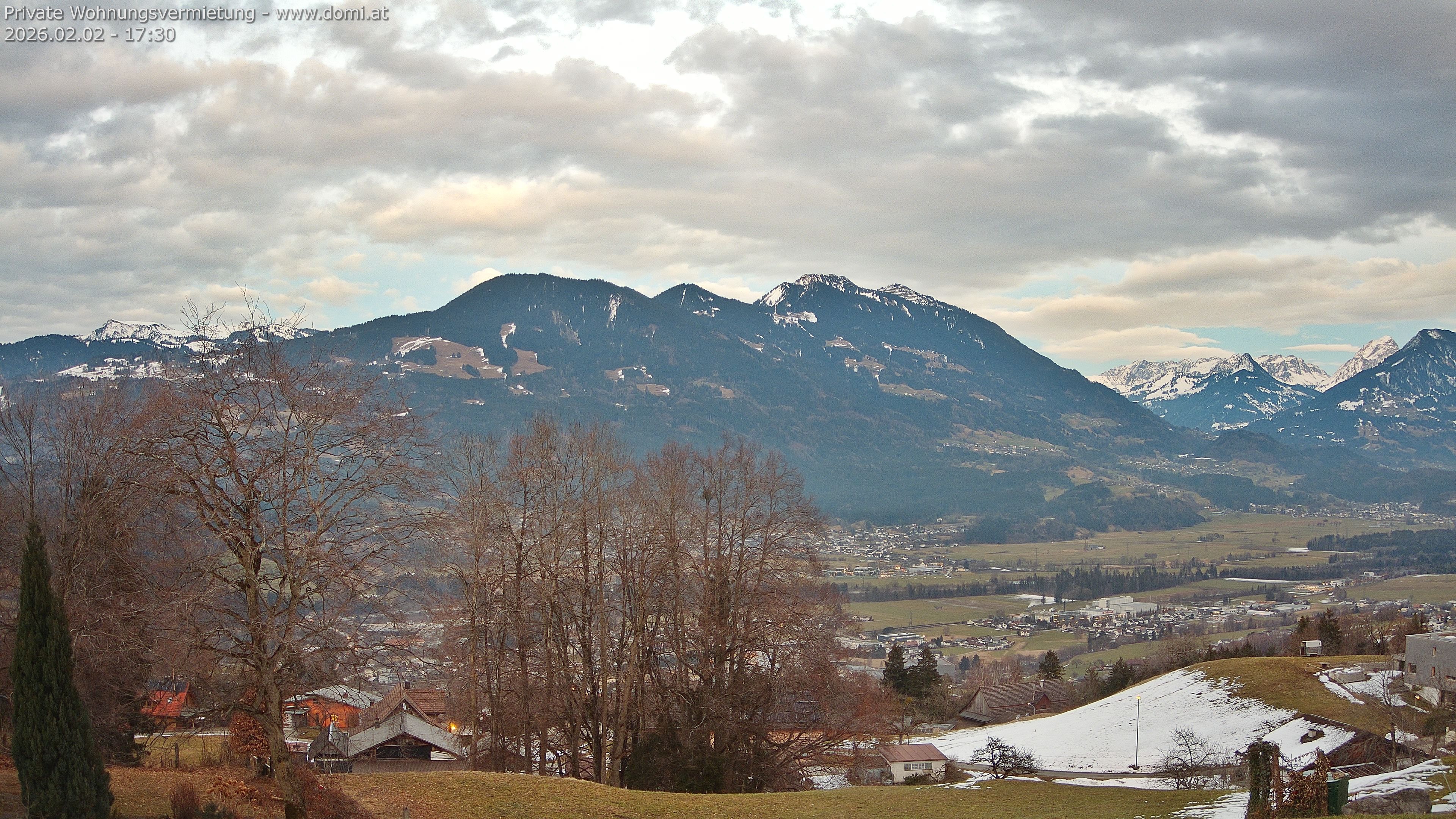 Archiv Foto Webcam Ausblick von Amerlügen bei Frastanz