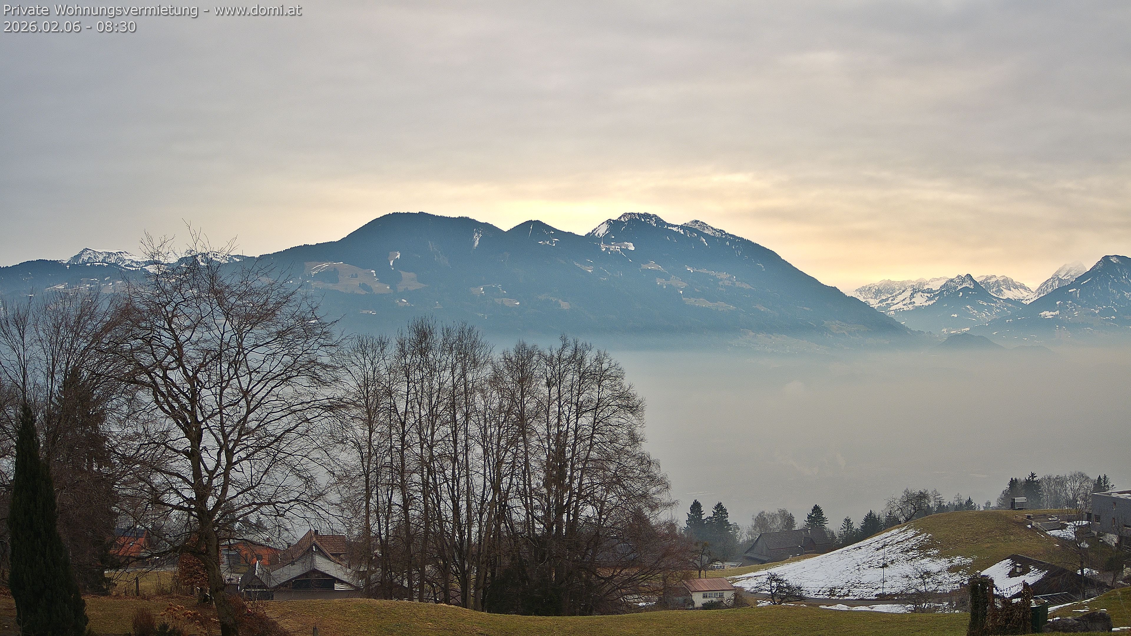Archiv Foto Webcam Ausblick von Amerlügen bei Frastanz