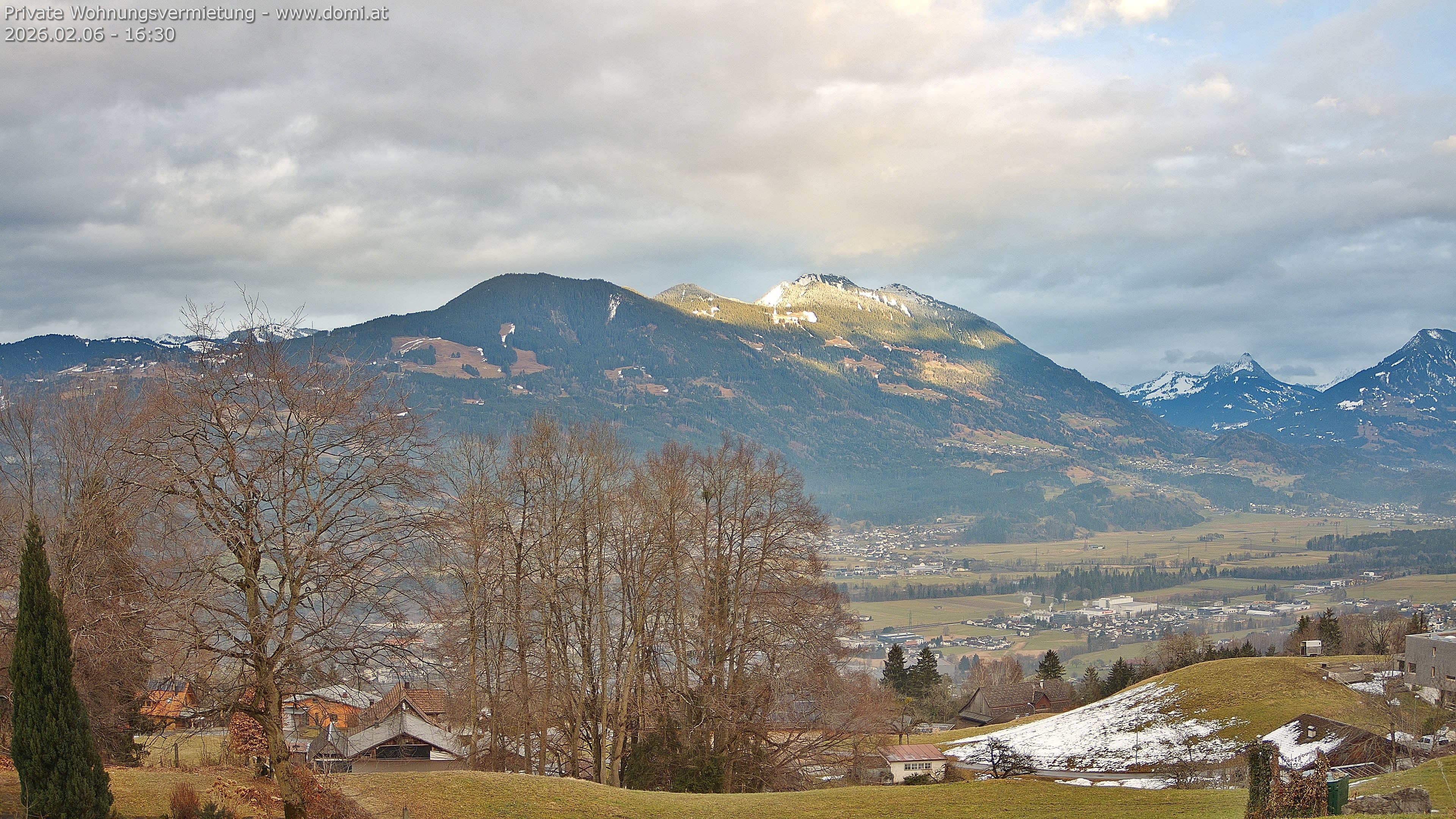 Archiv Foto Webcam Ausblick von Amerlügen bei Frastanz