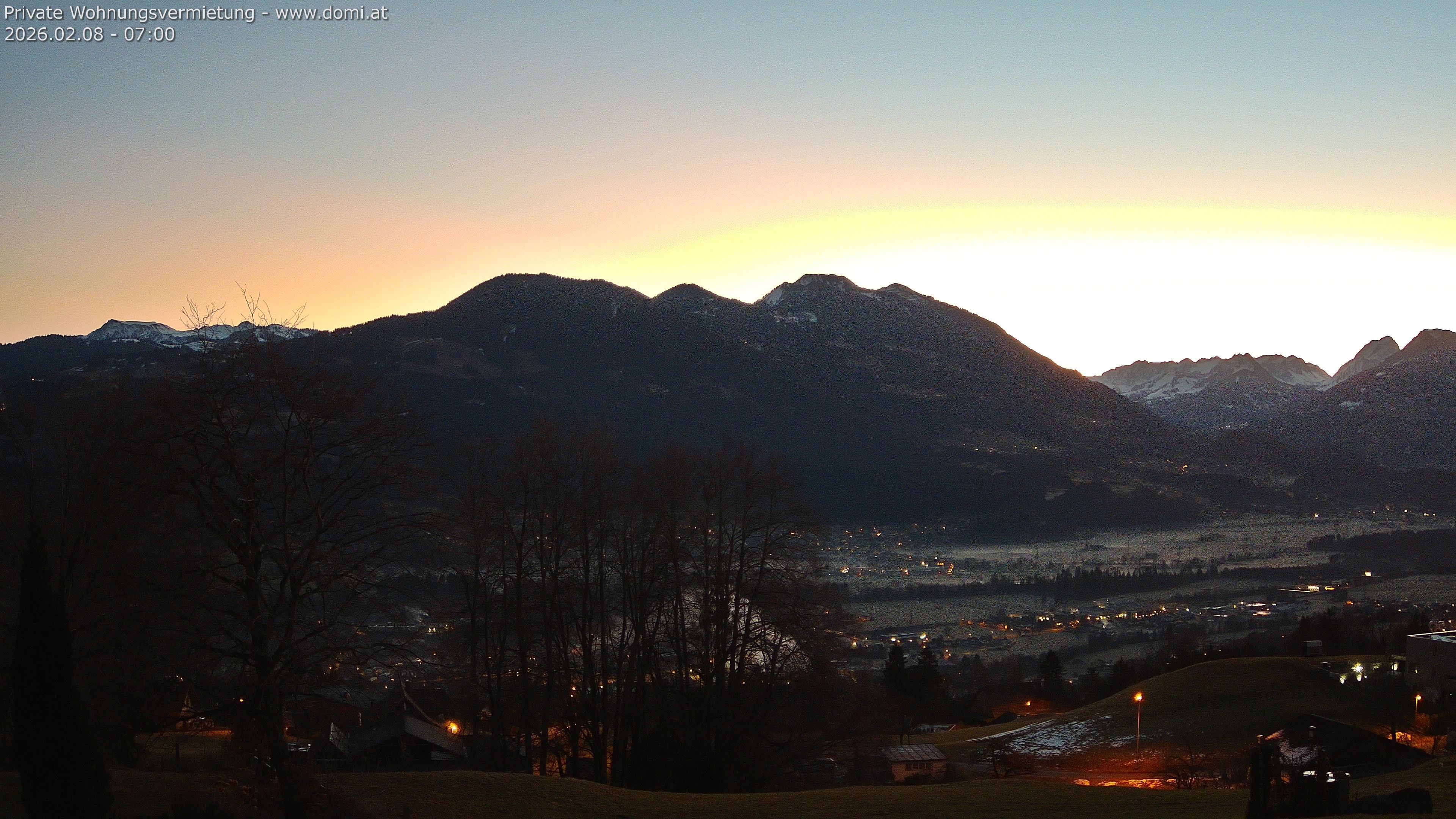 Archiv Foto Webcam Ausblick von Amerlügen bei Frastanz