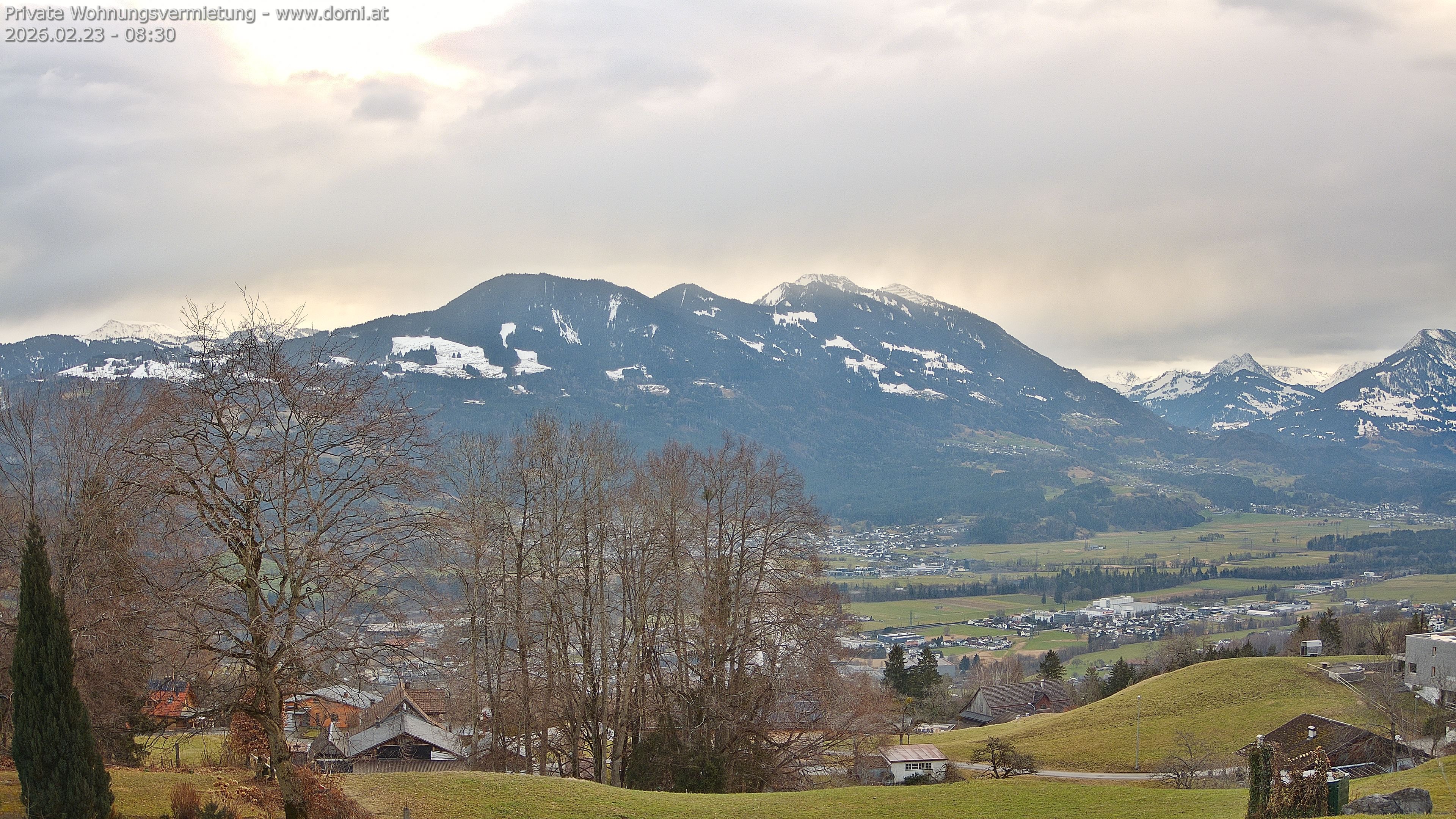 Archiv Foto Webcam Ausblick von Amerlügen bei Frastanz
