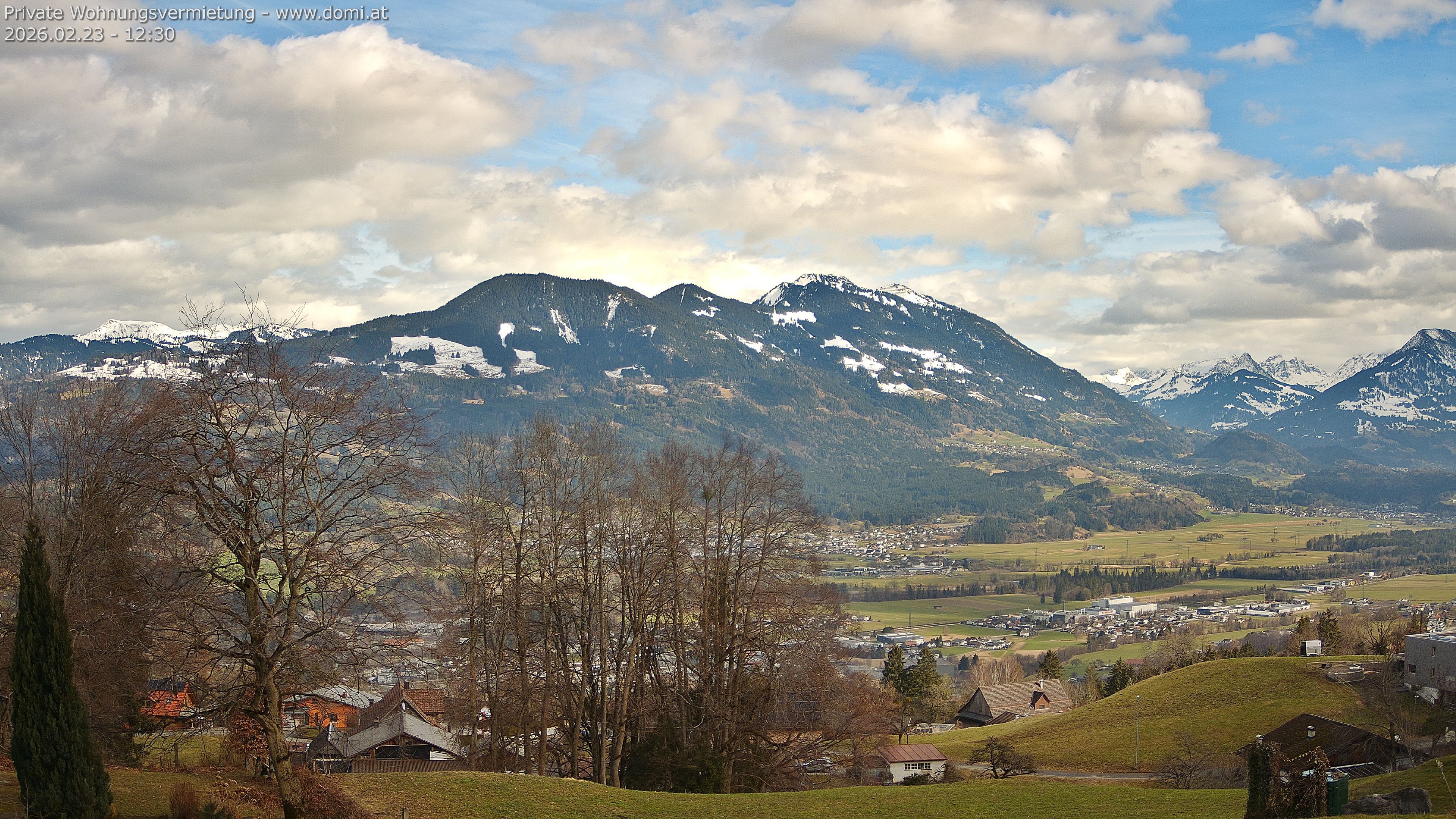 Archiv Foto Webcam Ausblick von Amerlügen bei Frastanz