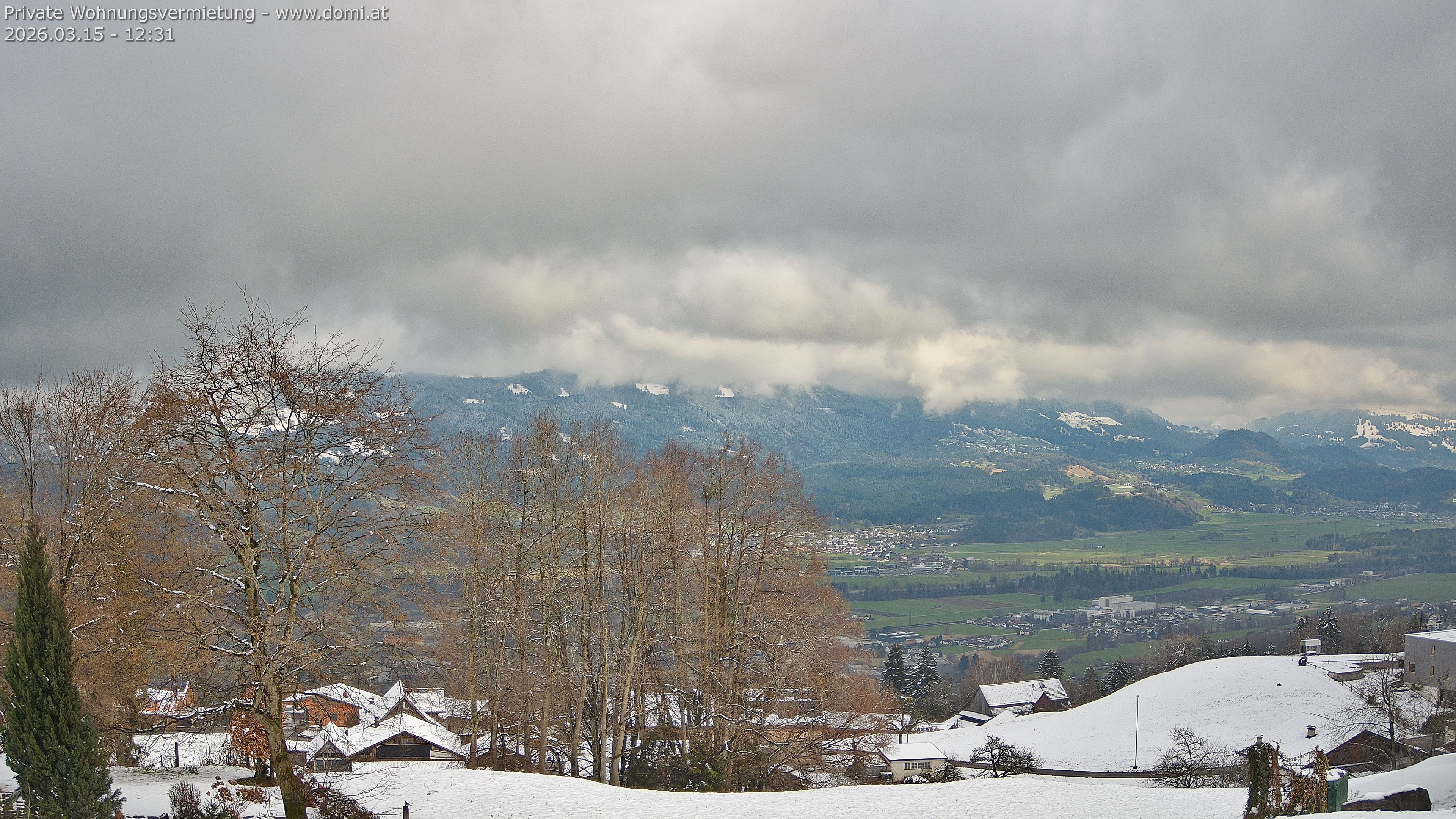 Archiv Foto Webcam Ausblick von Amerlügen bei Frastanz