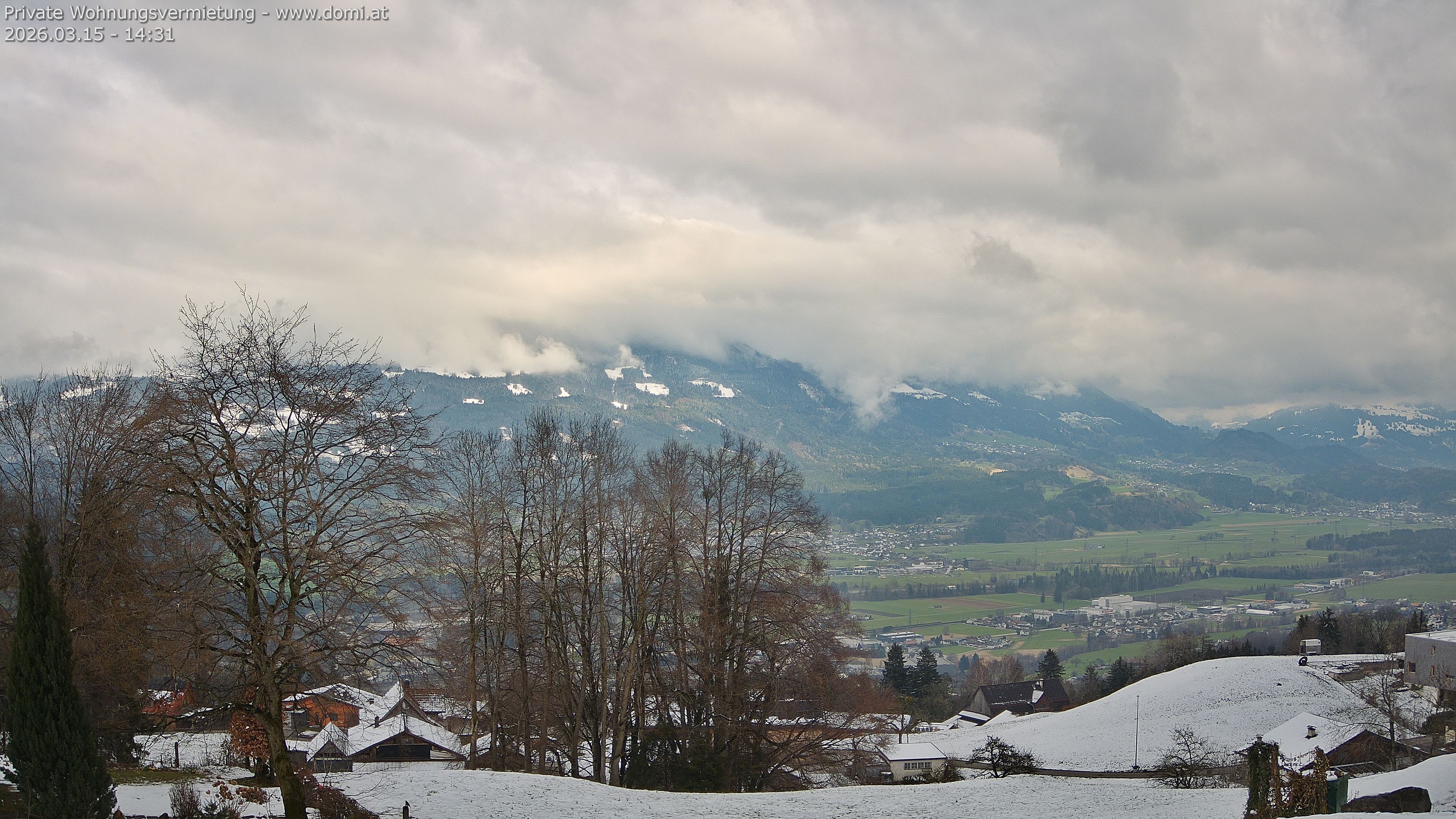 Archiv Foto Webcam Ausblick von Amerlügen bei Frastanz