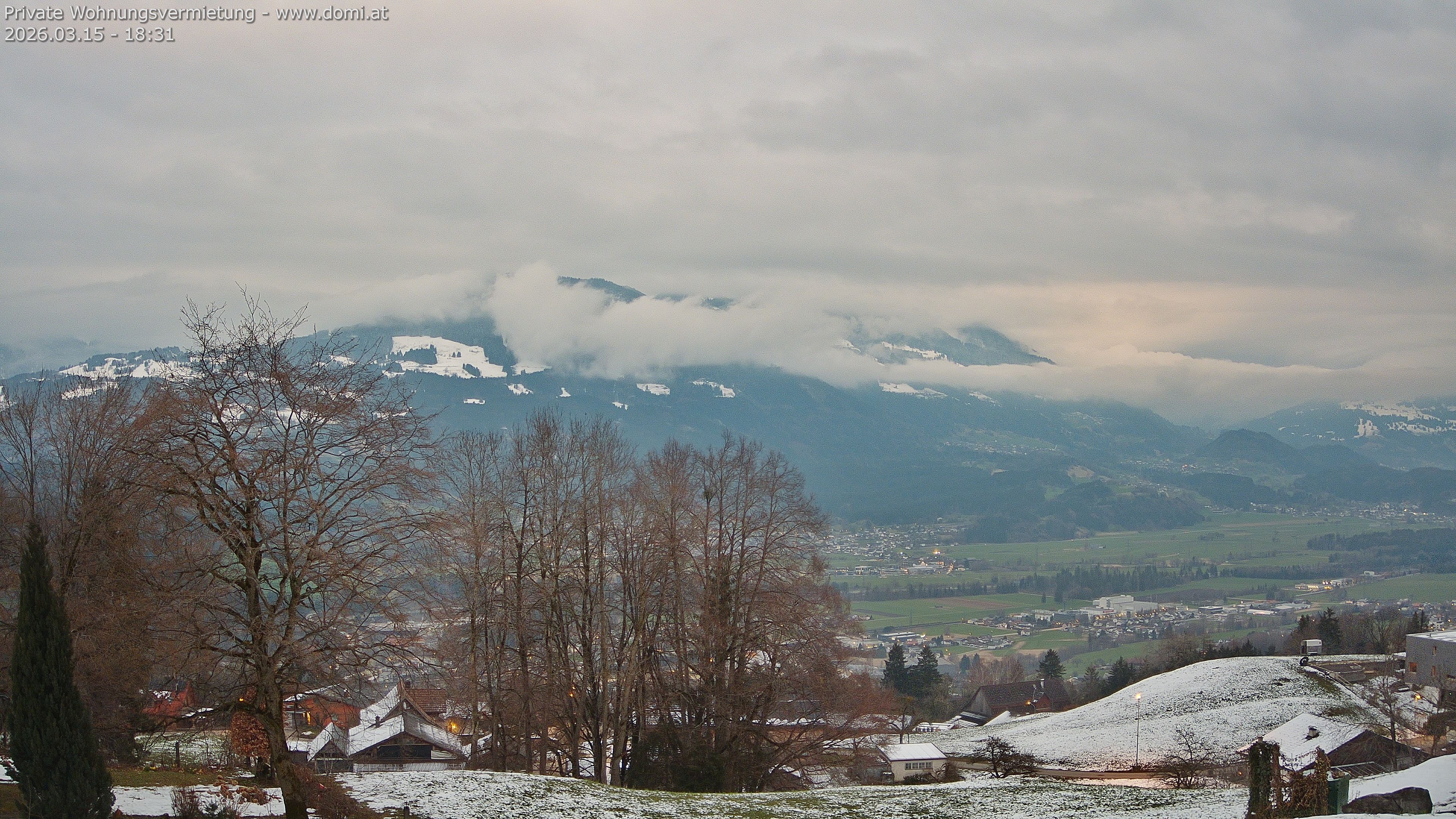 Archiv Foto Webcam Ausblick von Amerlügen bei Frastanz