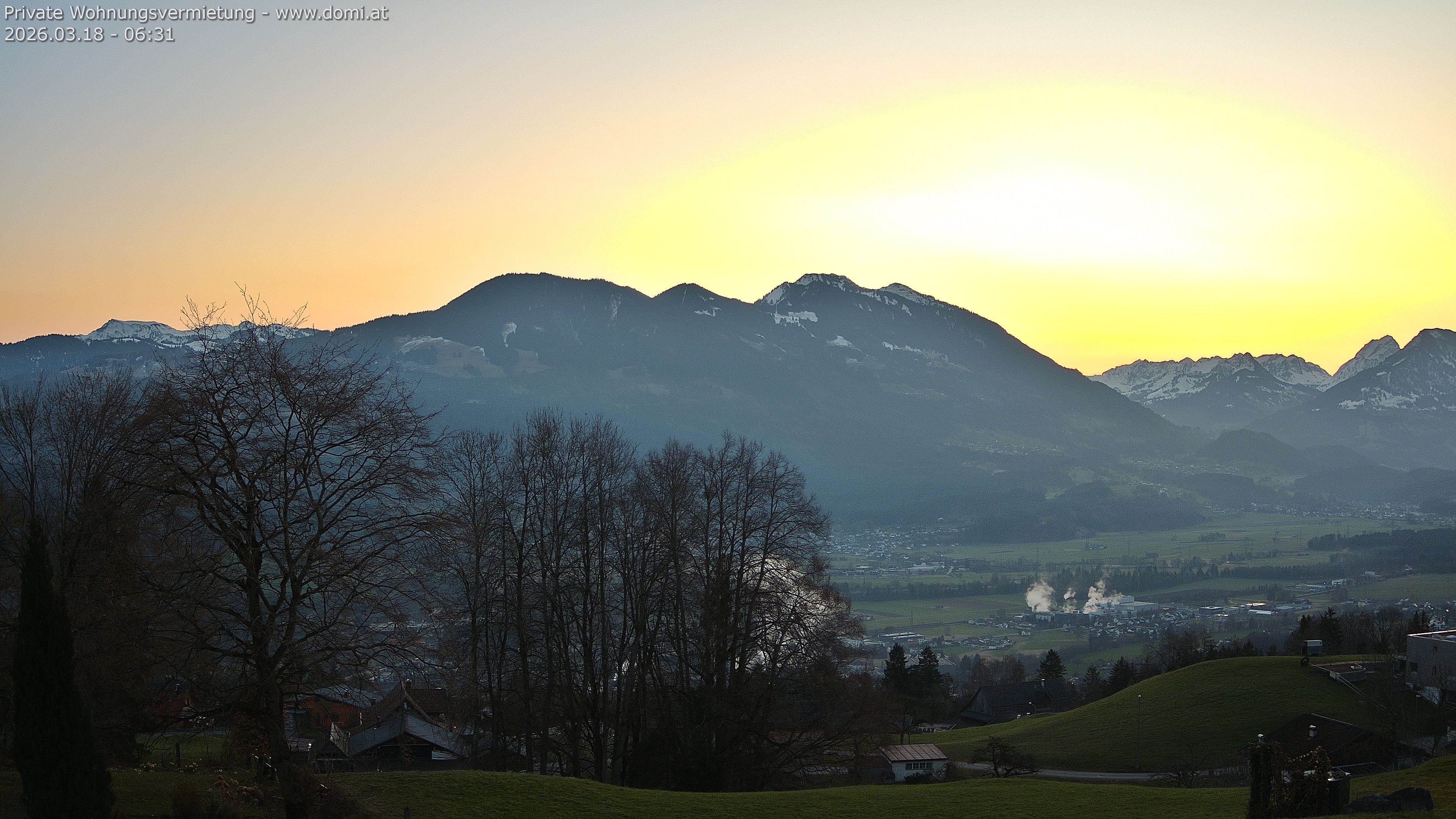 Archiv Foto Webcam Ausblick von Amerlügen bei Frastanz