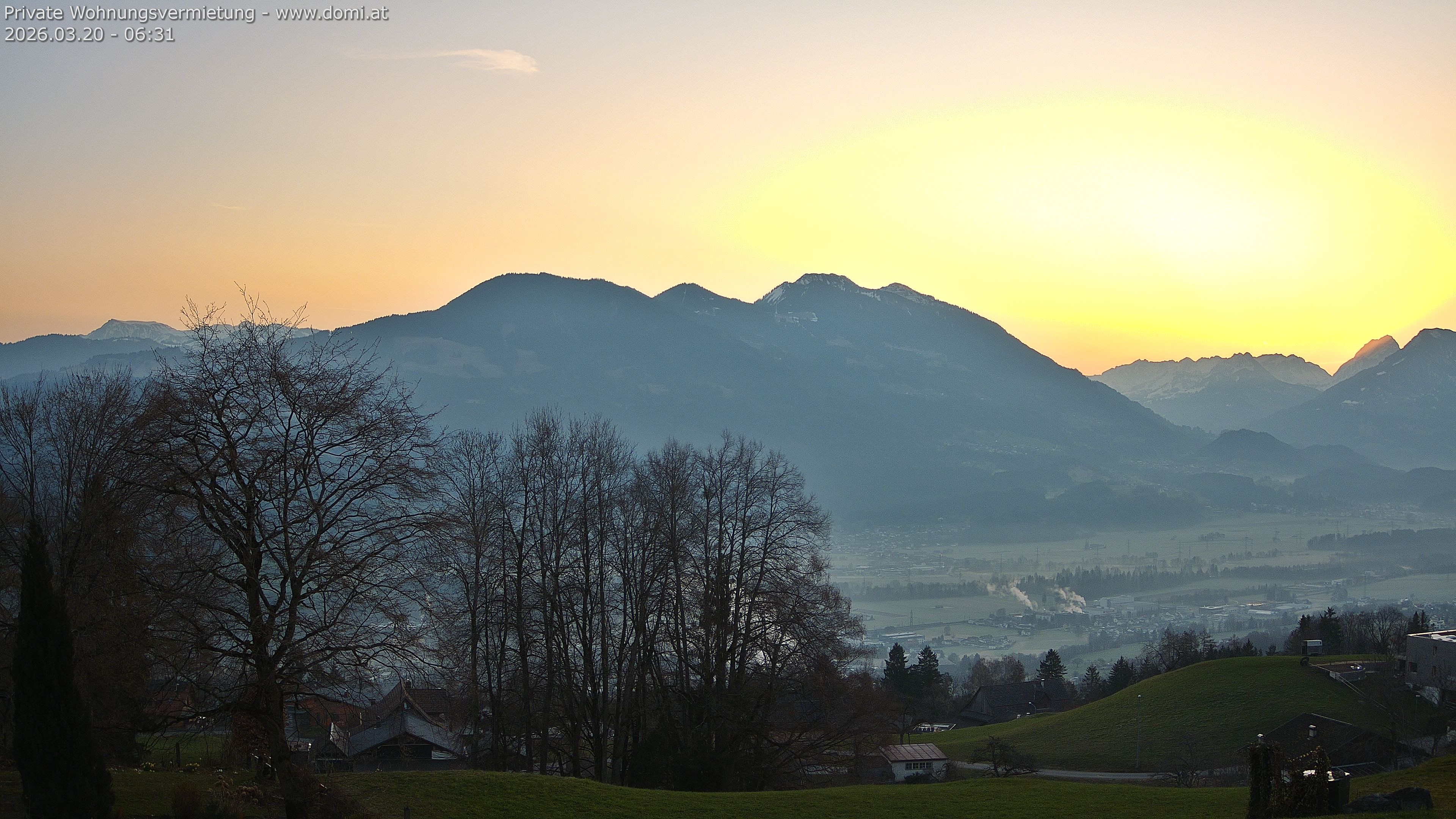 Archiv Foto Webcam Ausblick von Amerlügen bei Frastanz