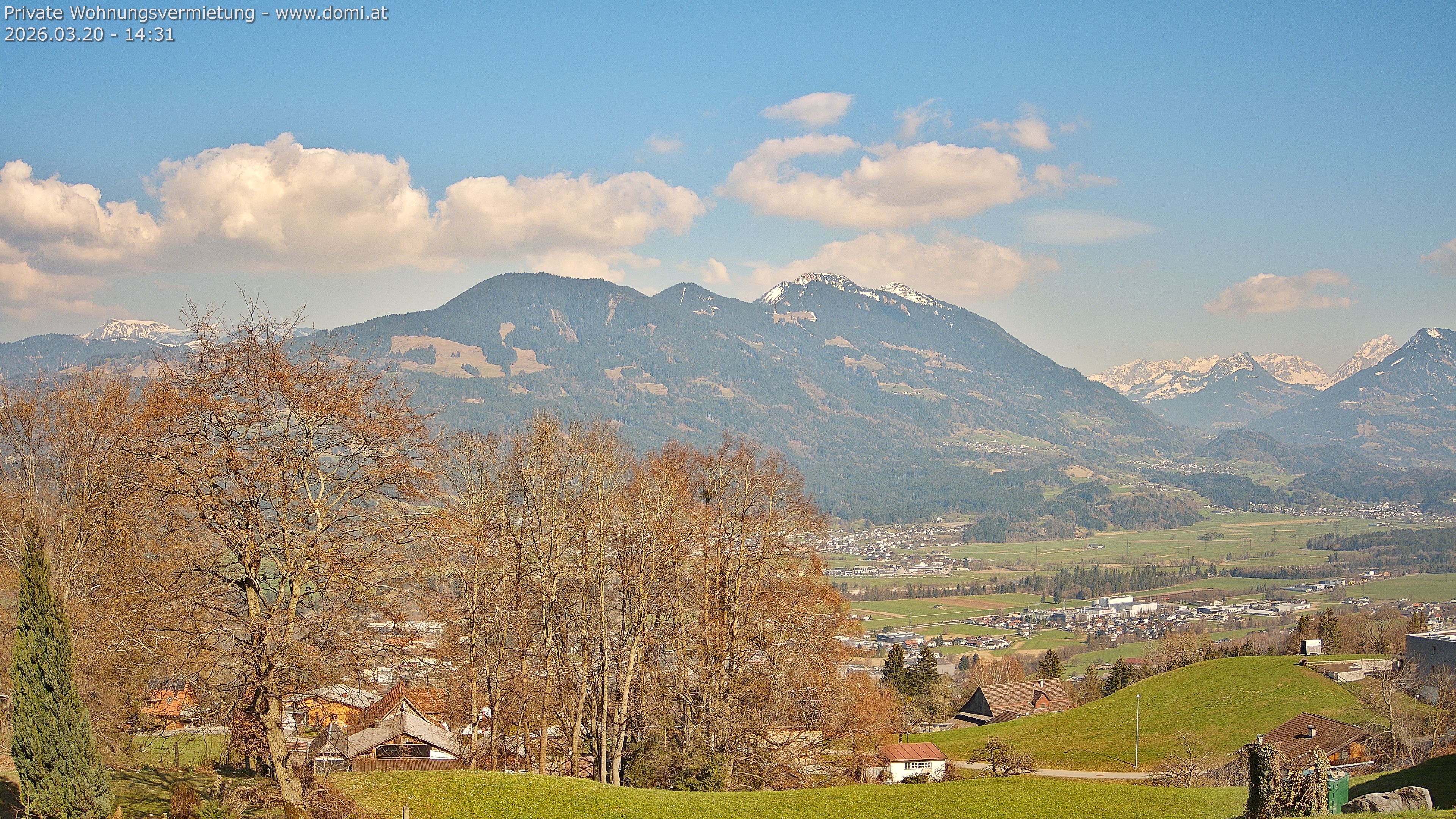 Archiv Foto Webcam Ausblick von Amerlügen bei Frastanz