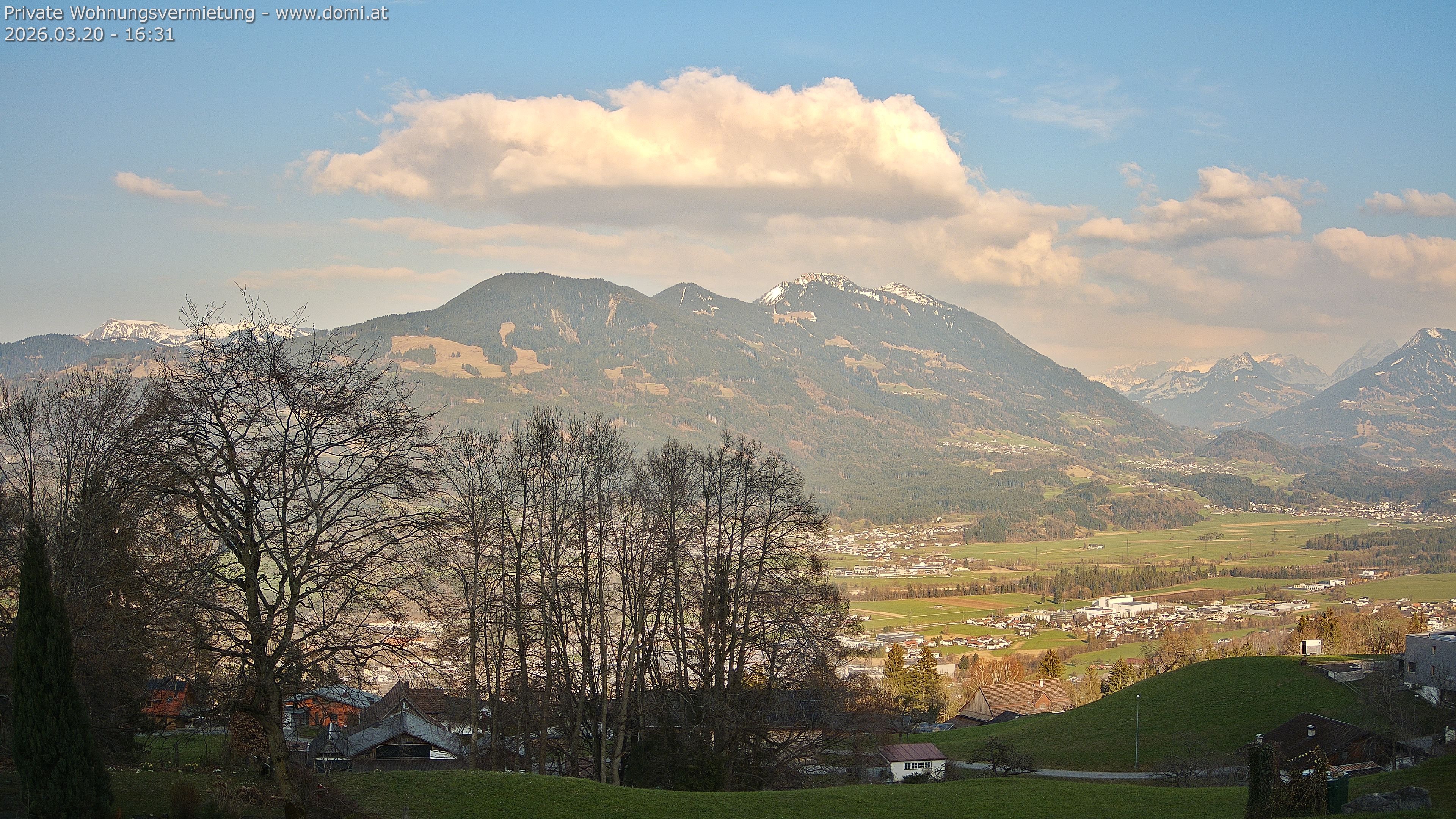 Archiv Foto Webcam Ausblick von Amerlügen bei Frastanz
