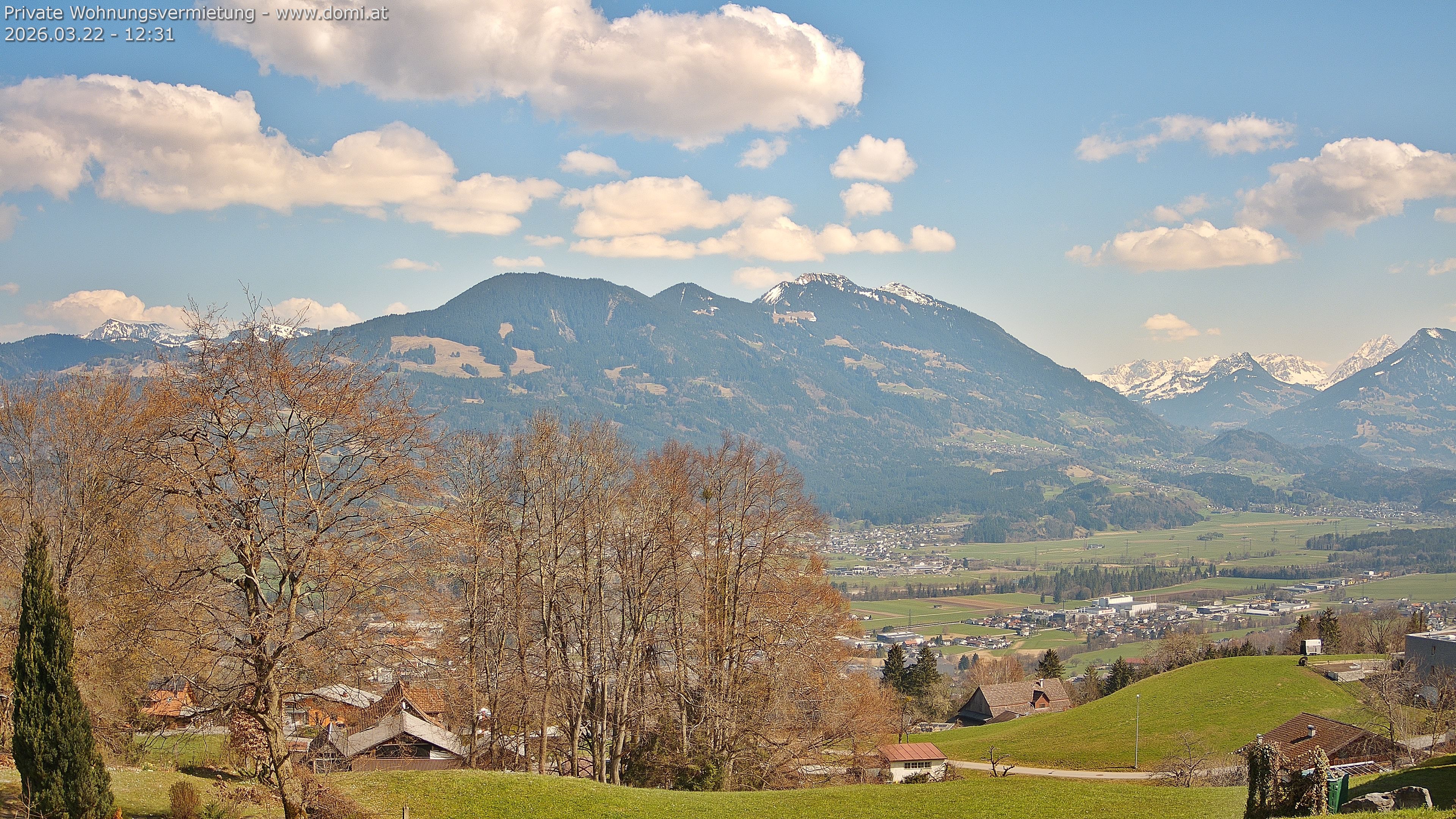 Archiv Foto Webcam Ausblick von Amerlügen bei Frastanz