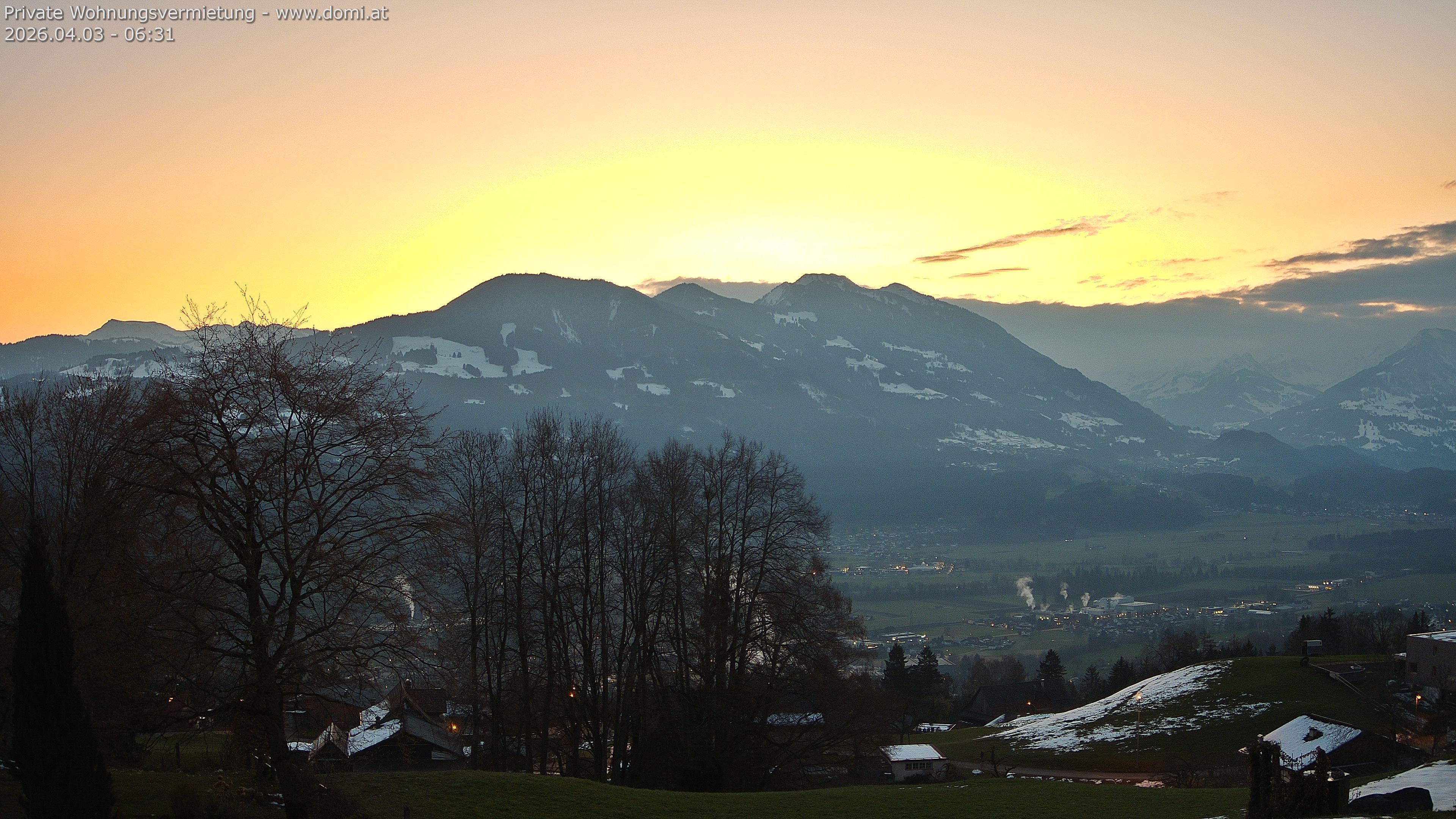 Archiv Foto Webcam Ausblick von Amerlügen bei Frastanz