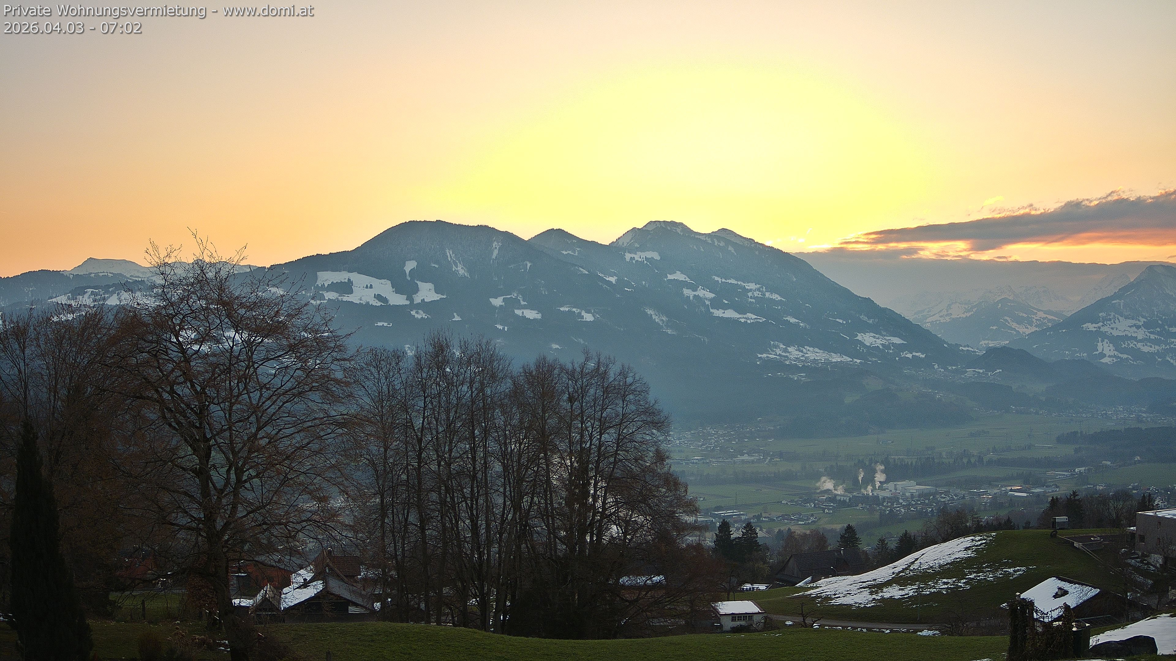 Archiv Foto Webcam Ausblick von Amerlügen bei Frastanz