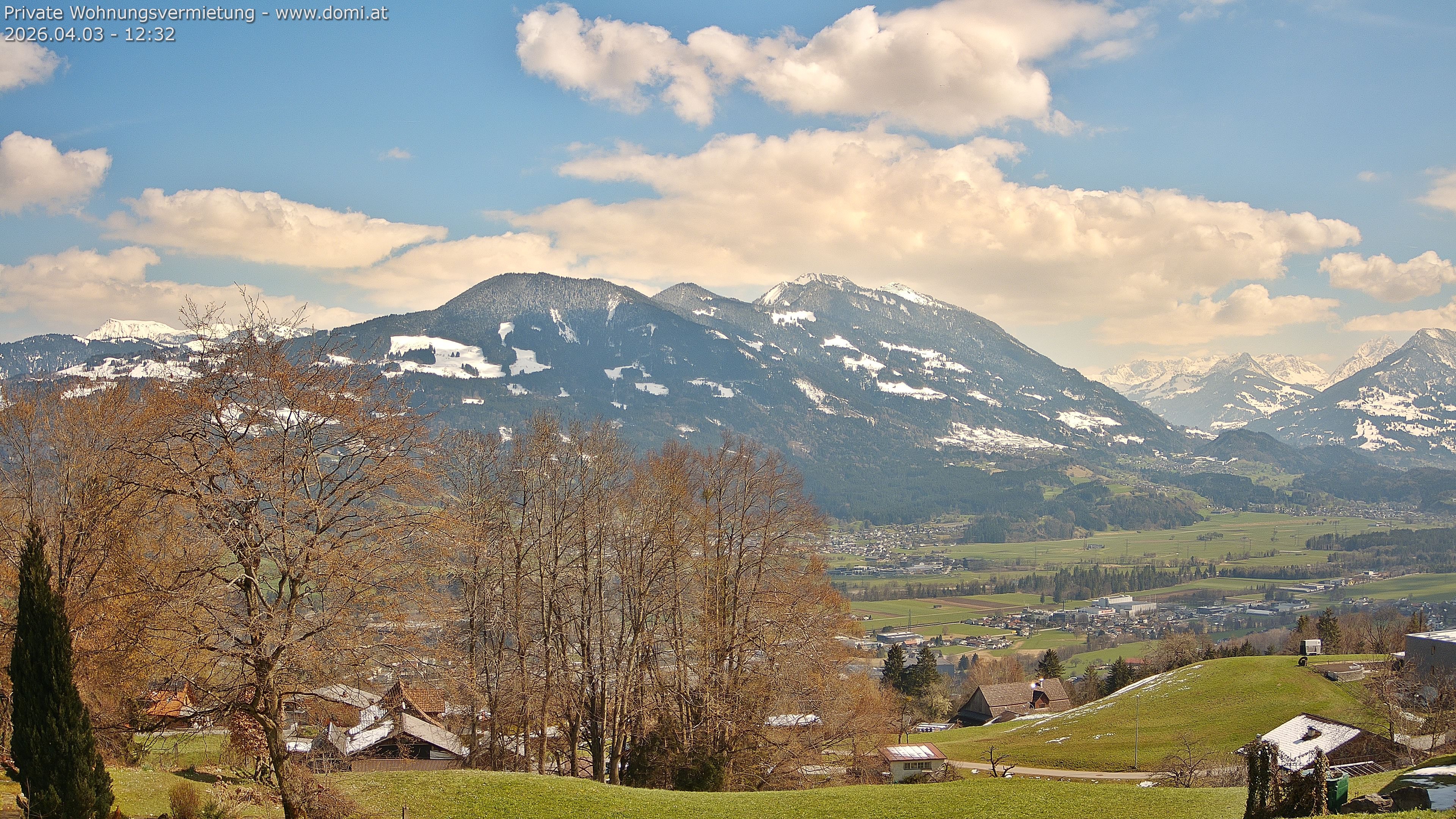 Archiv Foto Webcam Ausblick von Amerlügen bei Frastanz