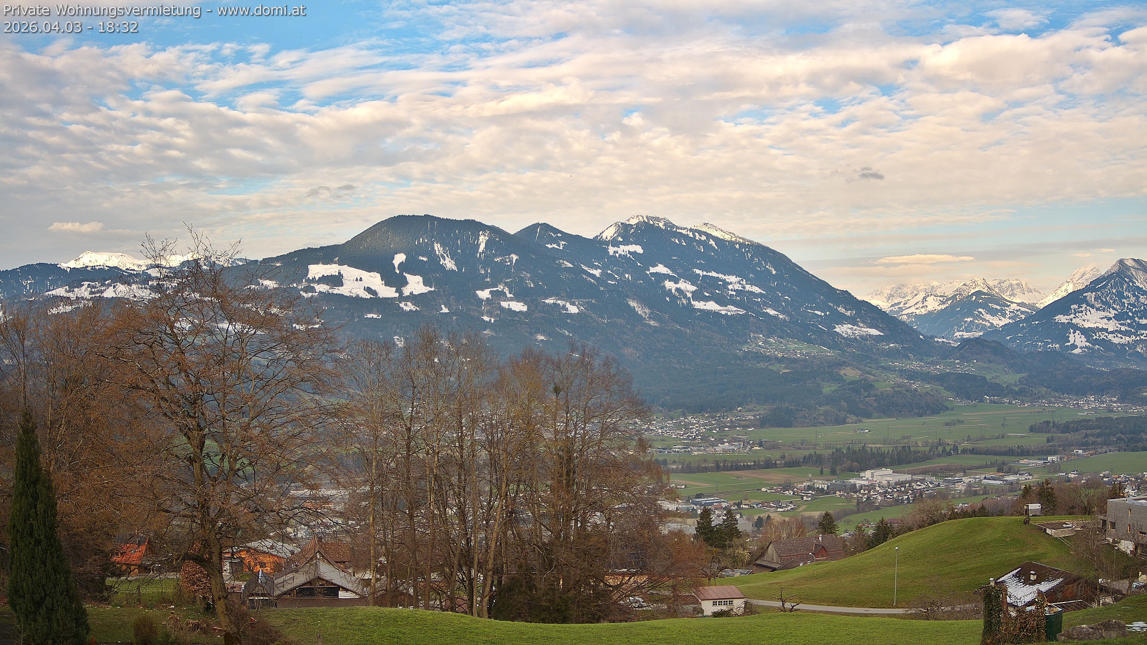 Archiv Foto Webcam Ausblick von Amerlügen bei Frastanz