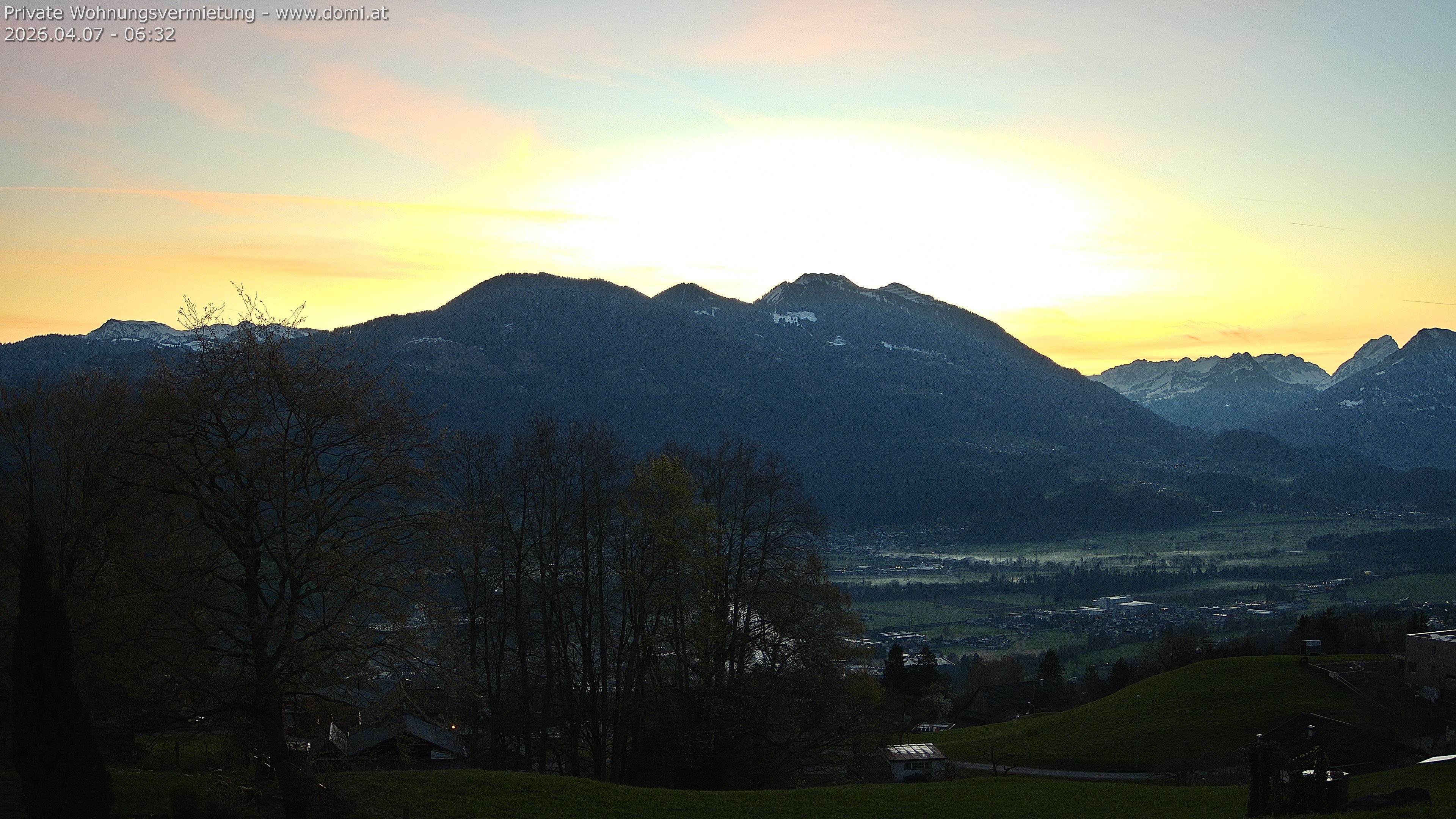 Archiv Foto Webcam Ausblick von Amerlügen bei Frastanz