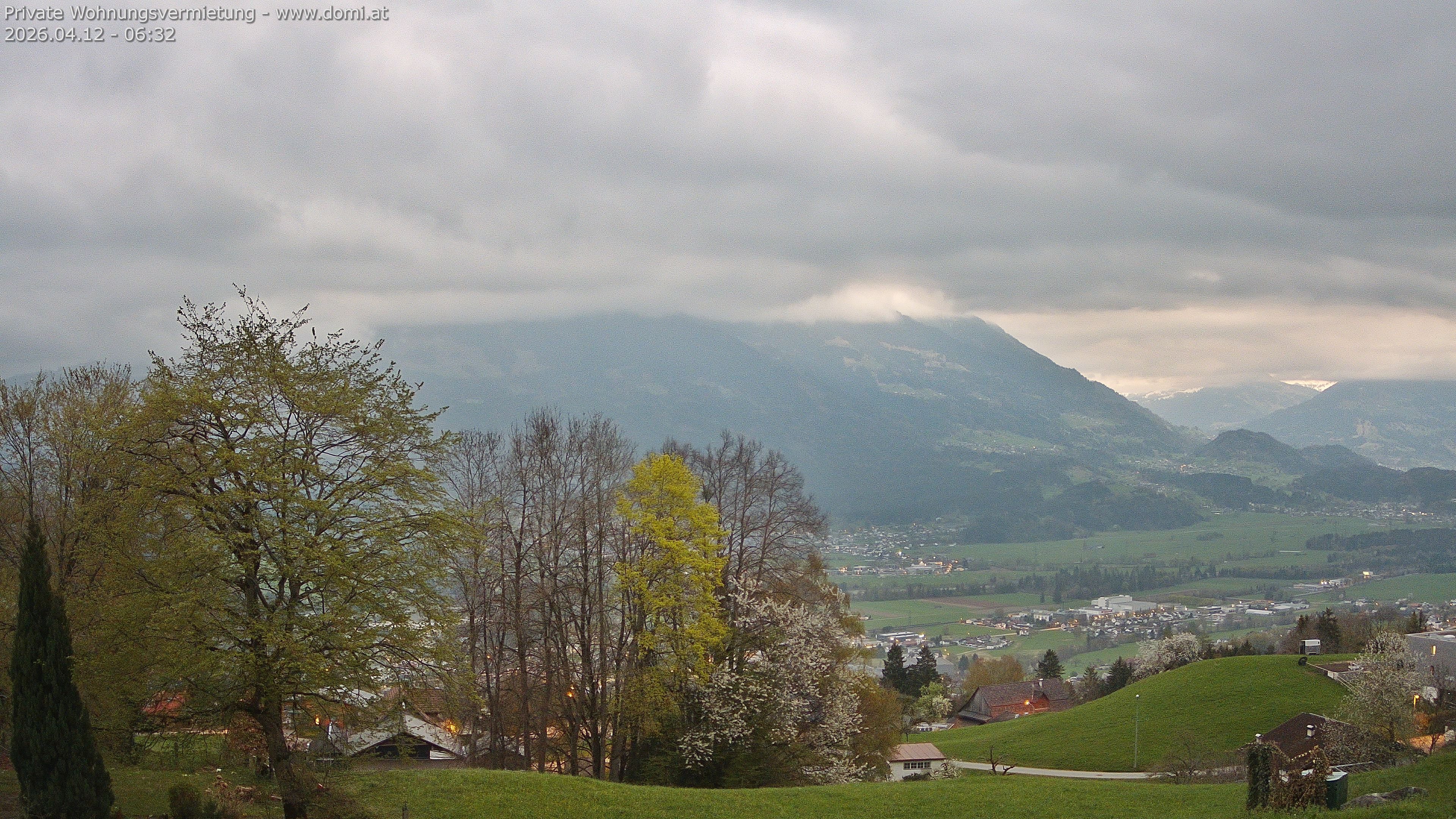 Archiv Foto Webcam Ausblick von Amerlügen bei Frastanz