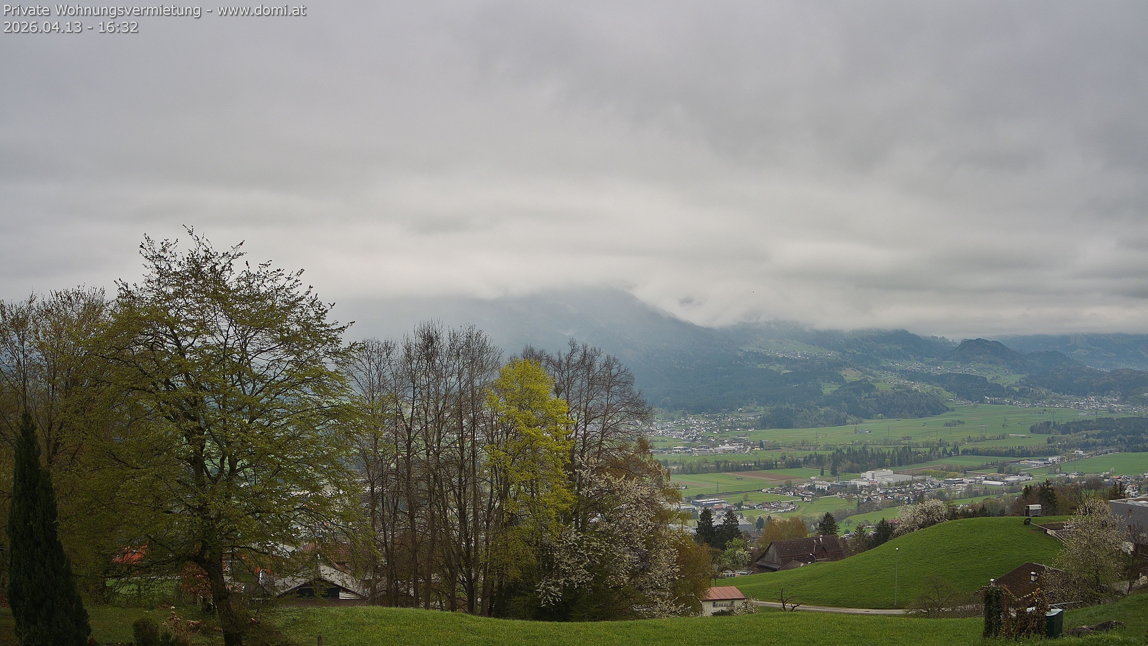 Archiv Foto Webcam Ausblick von Amerlügen bei Frastanz