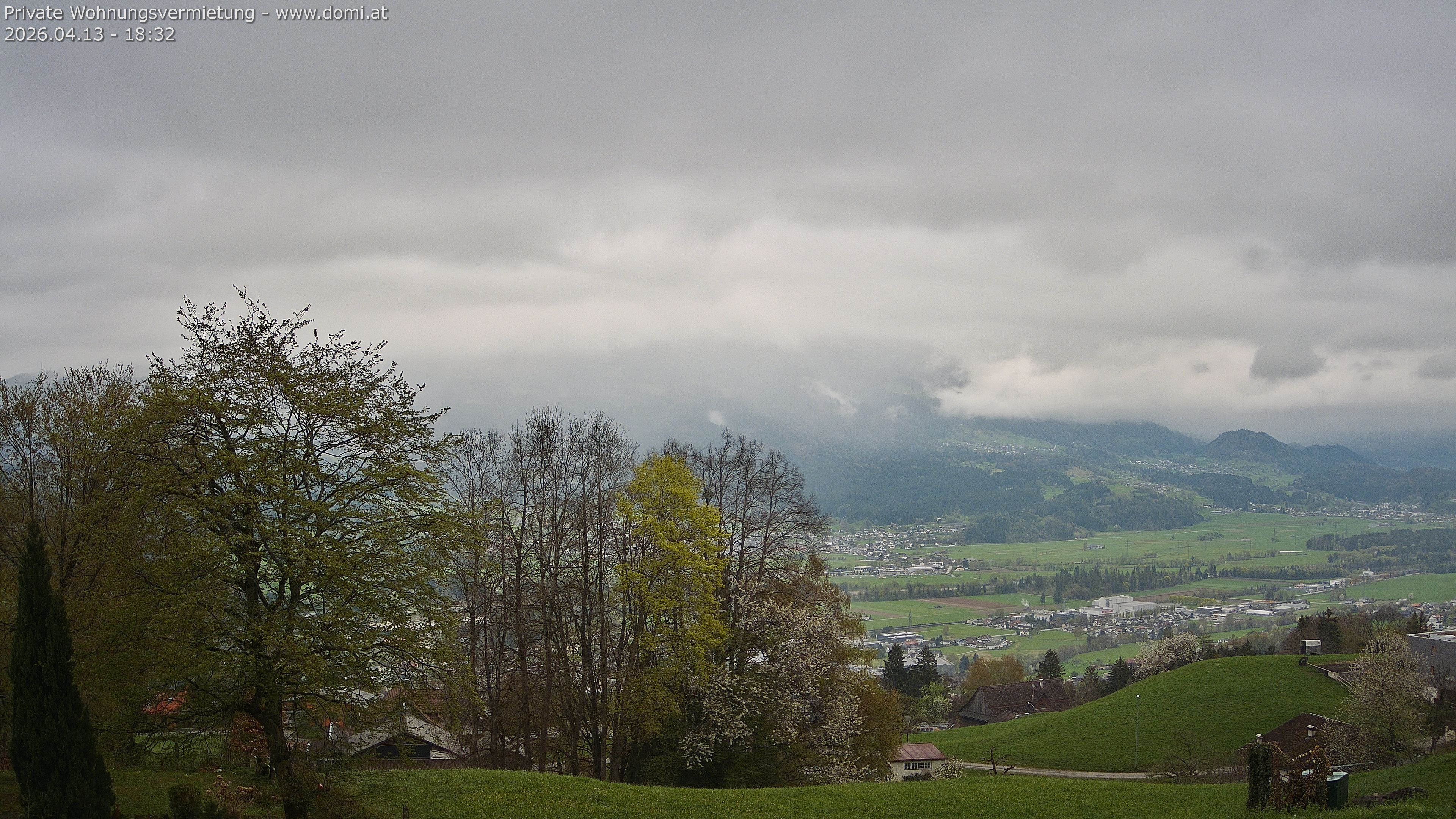 Archiv Foto Webcam Ausblick von Amerlügen bei Frastanz