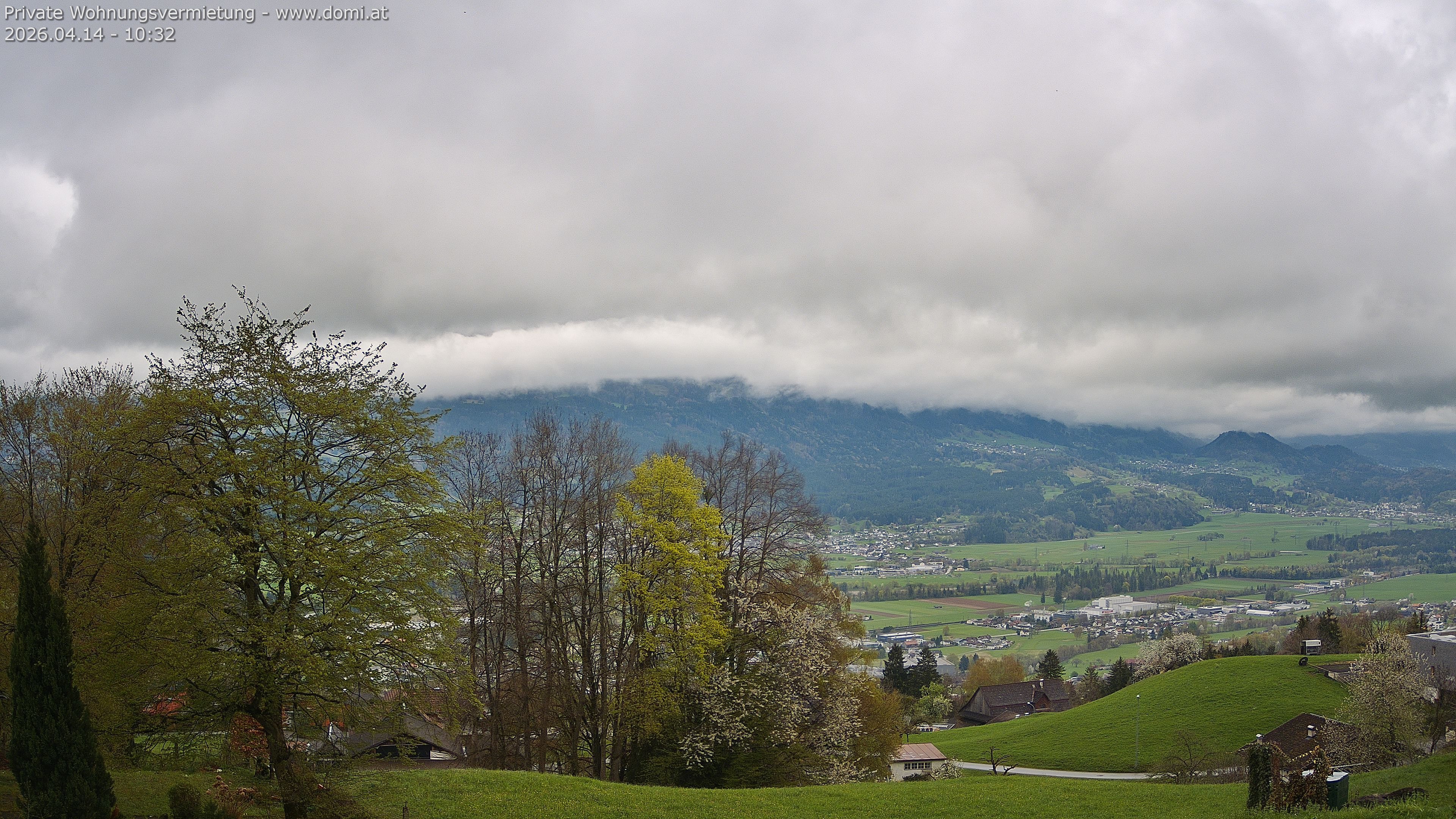 Archiv Foto Webcam Ausblick von Amerlügen bei Frastanz