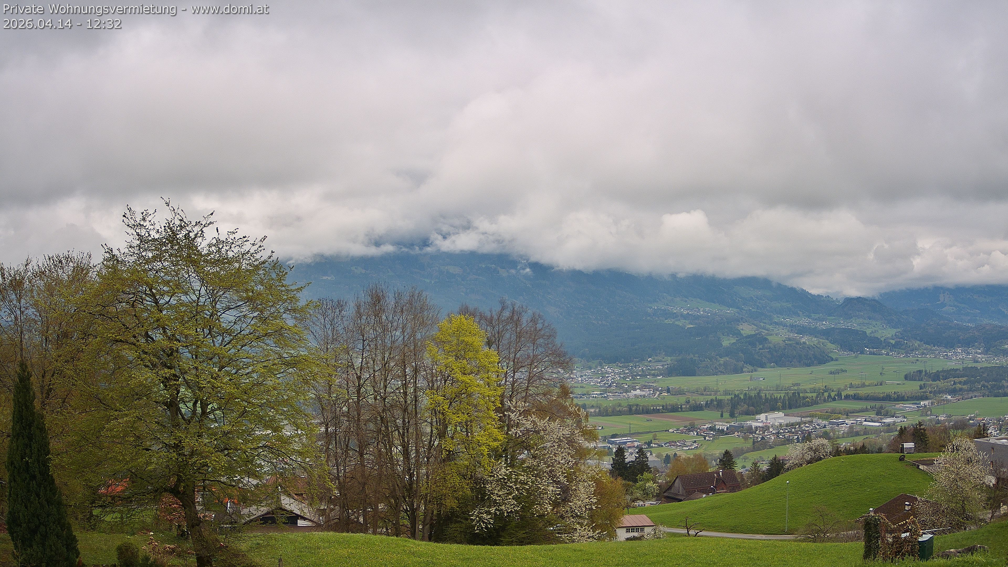 Archiv Foto Webcam Ausblick von Amerlügen bei Frastanz
