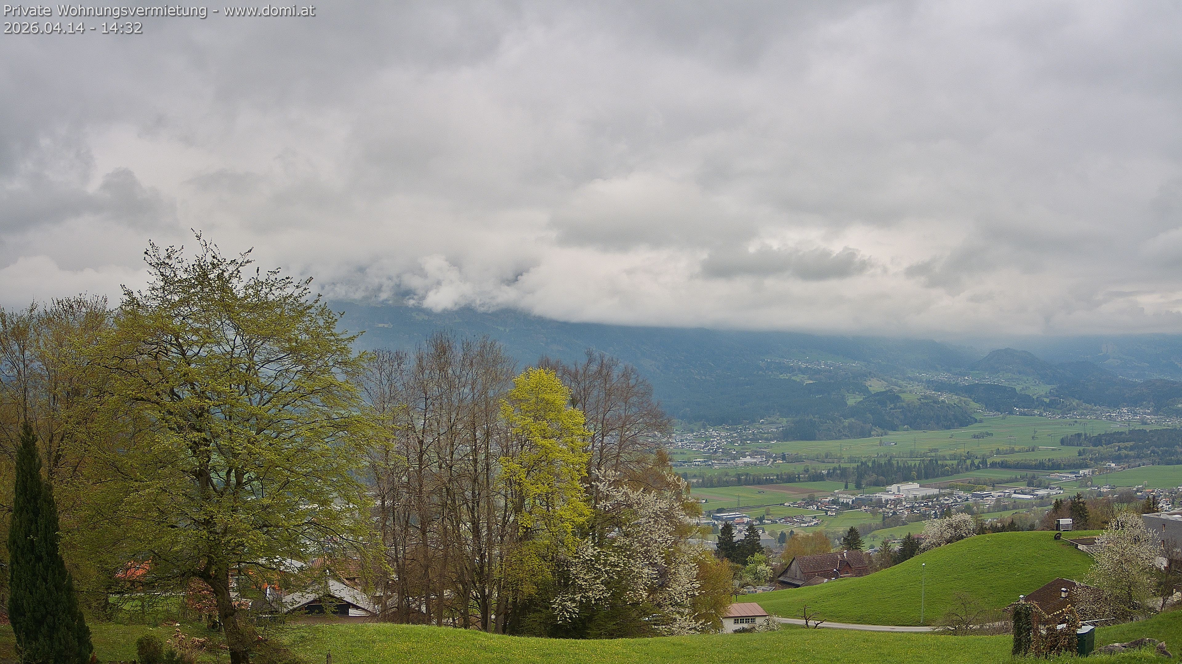 Archiv Foto Webcam Ausblick von Amerlügen bei Frastanz