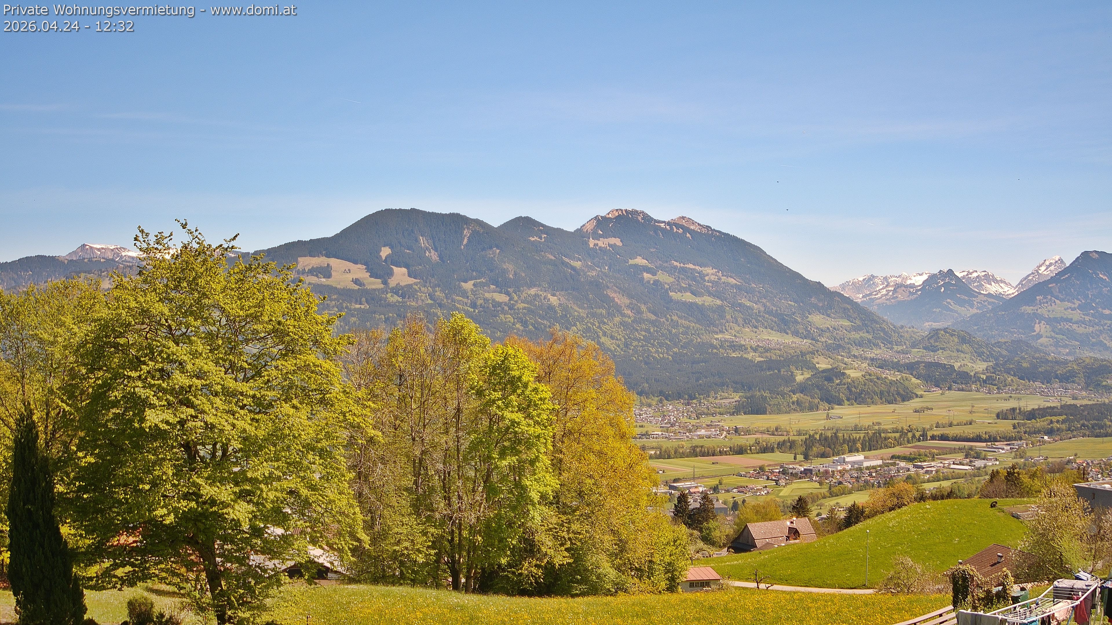 Archiv Foto Webcam Ausblick von Amerlügen bei Frastanz