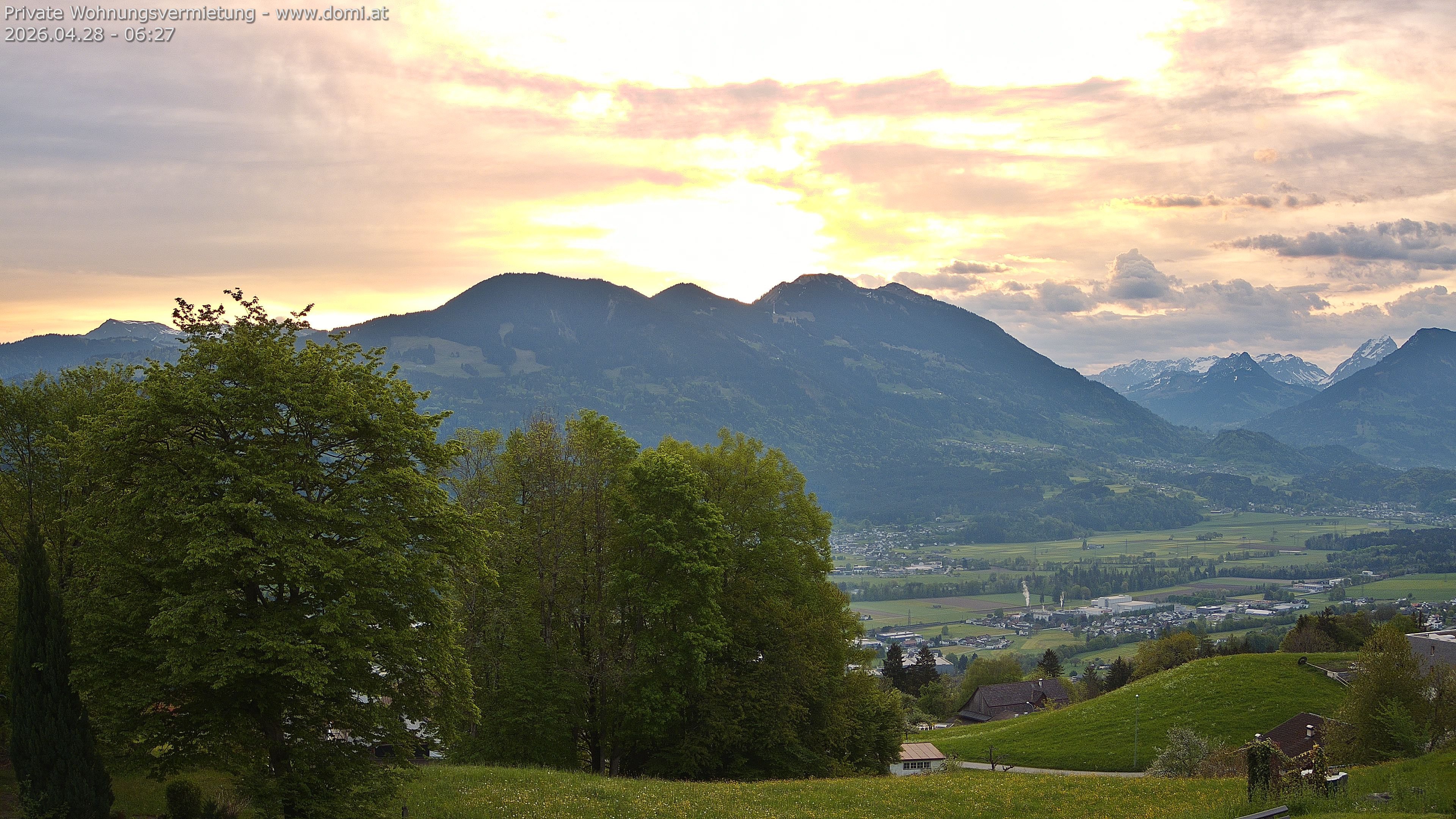 Archived image Webcam View of Frastanz in Vorarlberg (Austria)