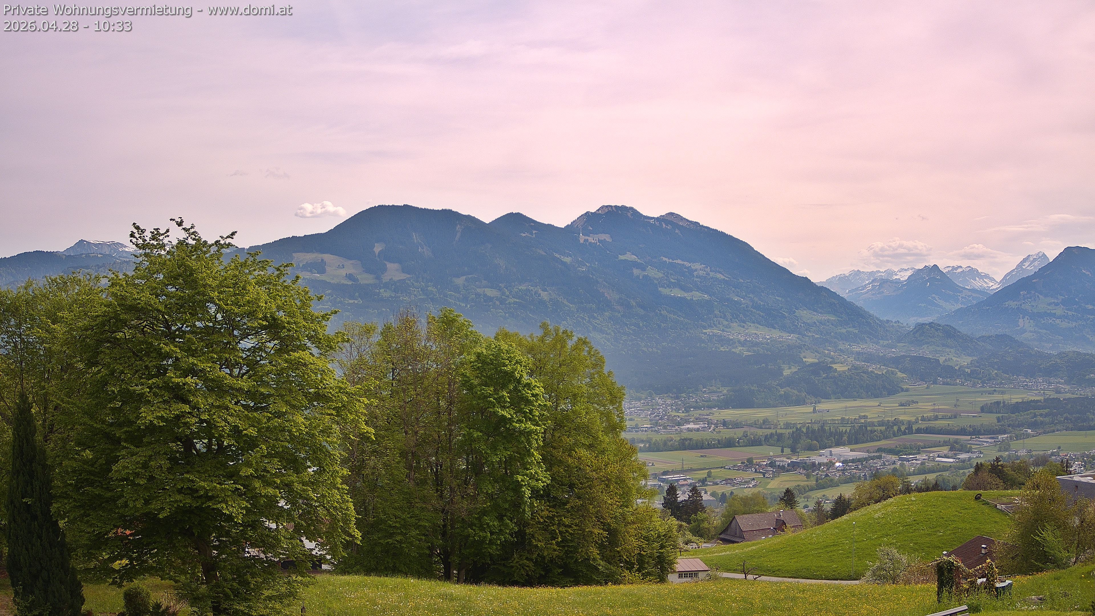 Archived image Webcam View of Frastanz in Vorarlberg (Austria)