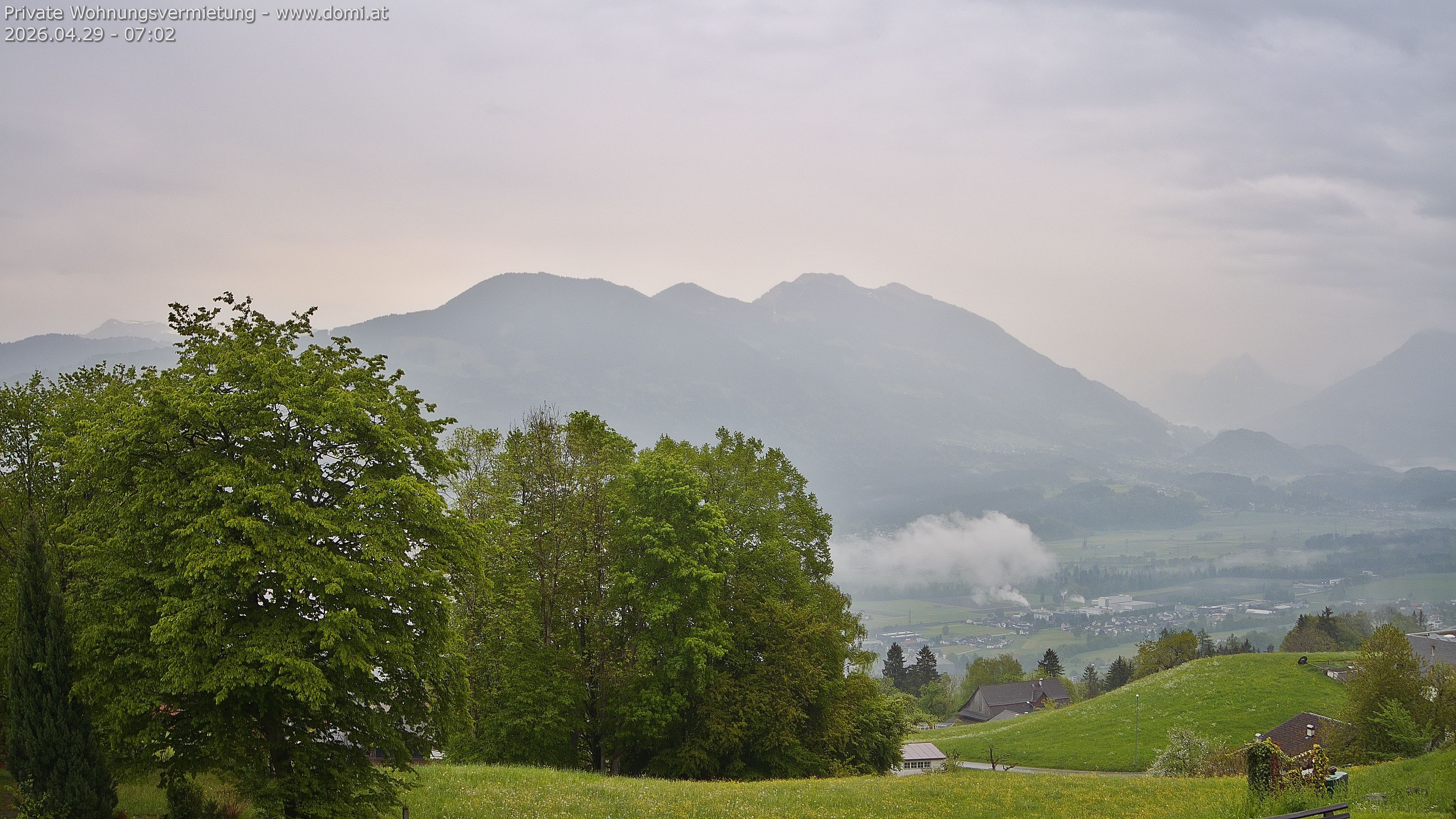 Archiv Foto Webcam Ausblick von Amerlügen bei Frastanz