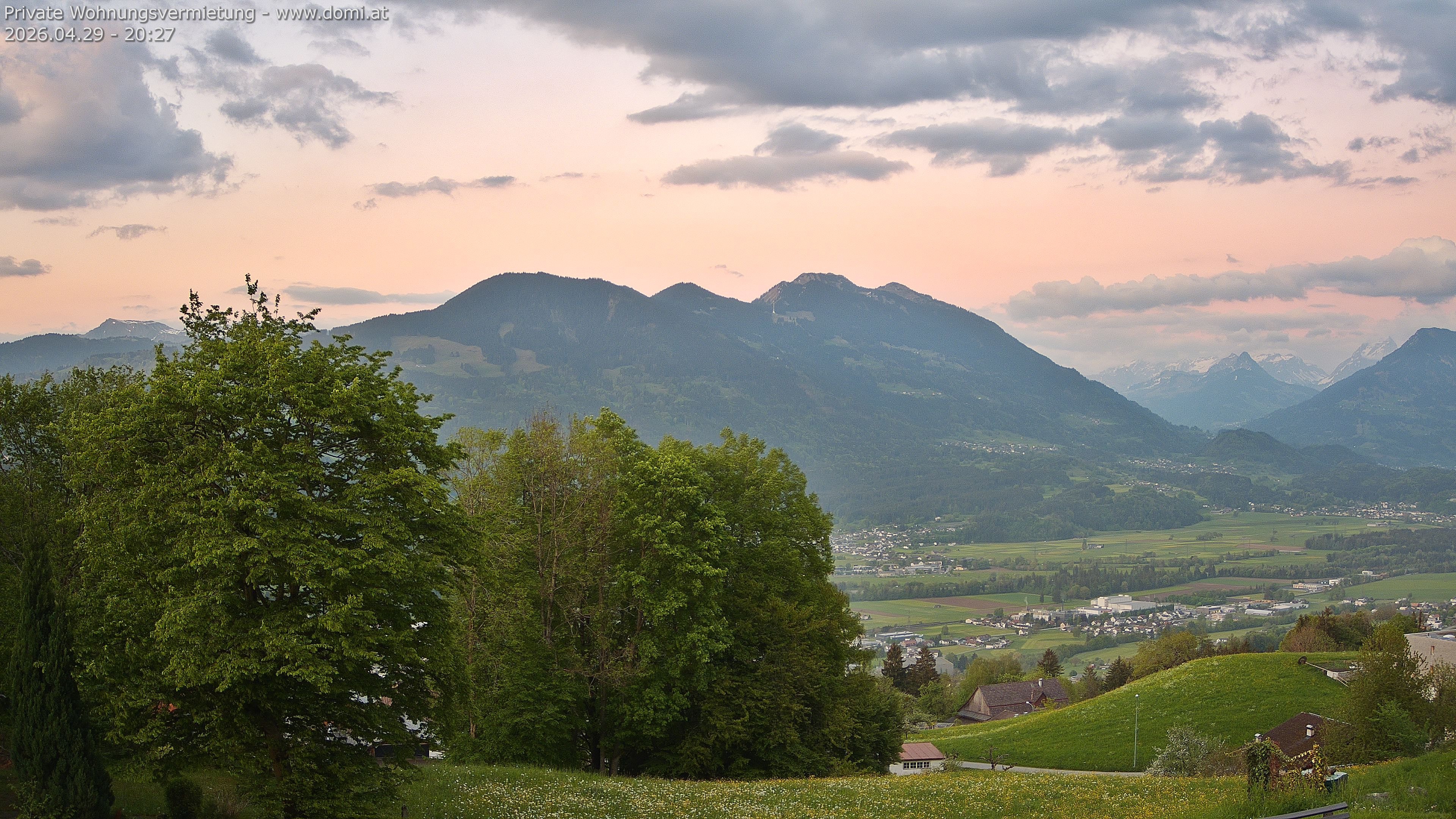 Archiv Foto Webcam Ausblick von Amerlügen bei Frastanz