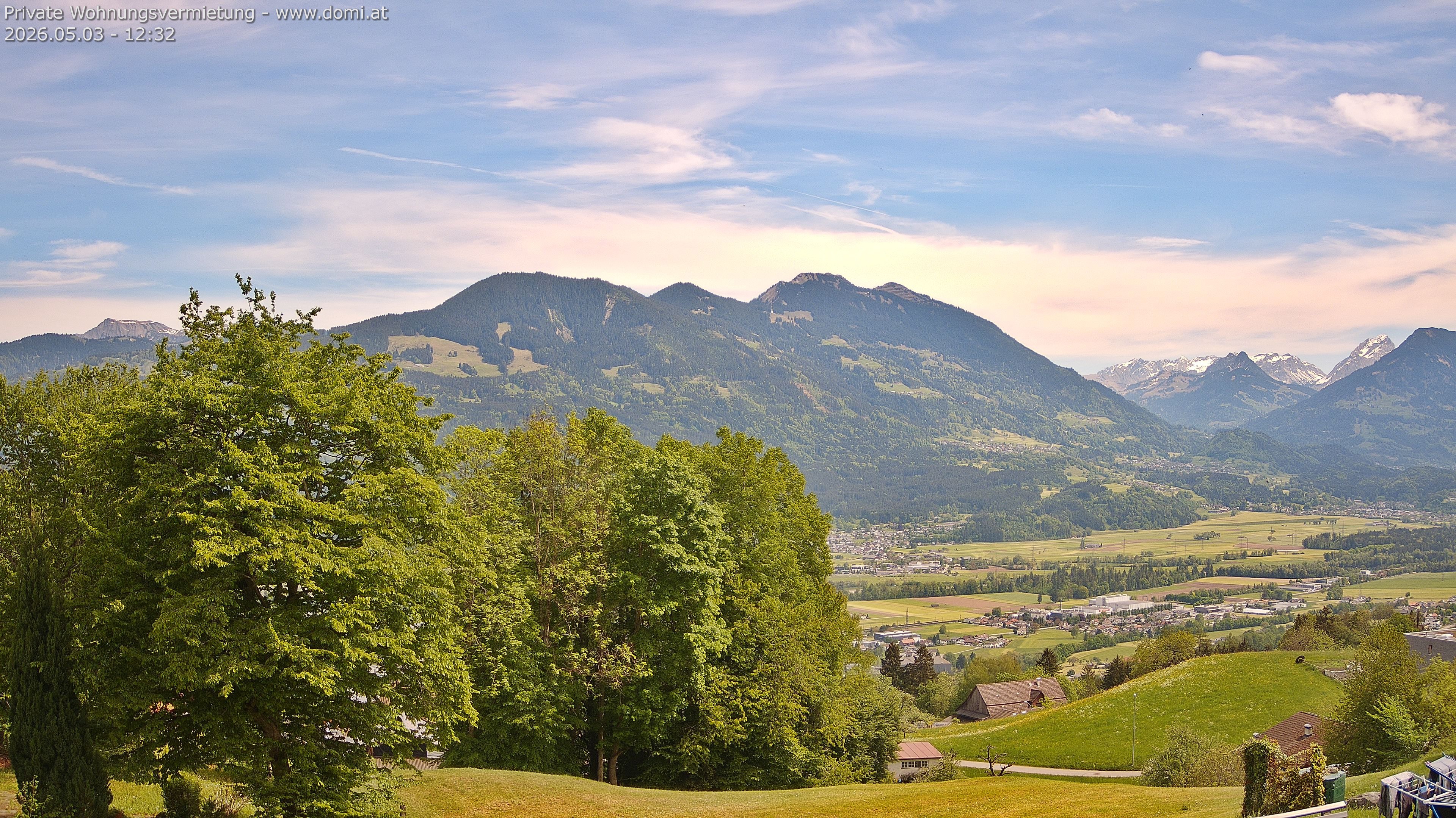 Archiv Foto Webcam Ausblick von Amerlügen bei Frastanz