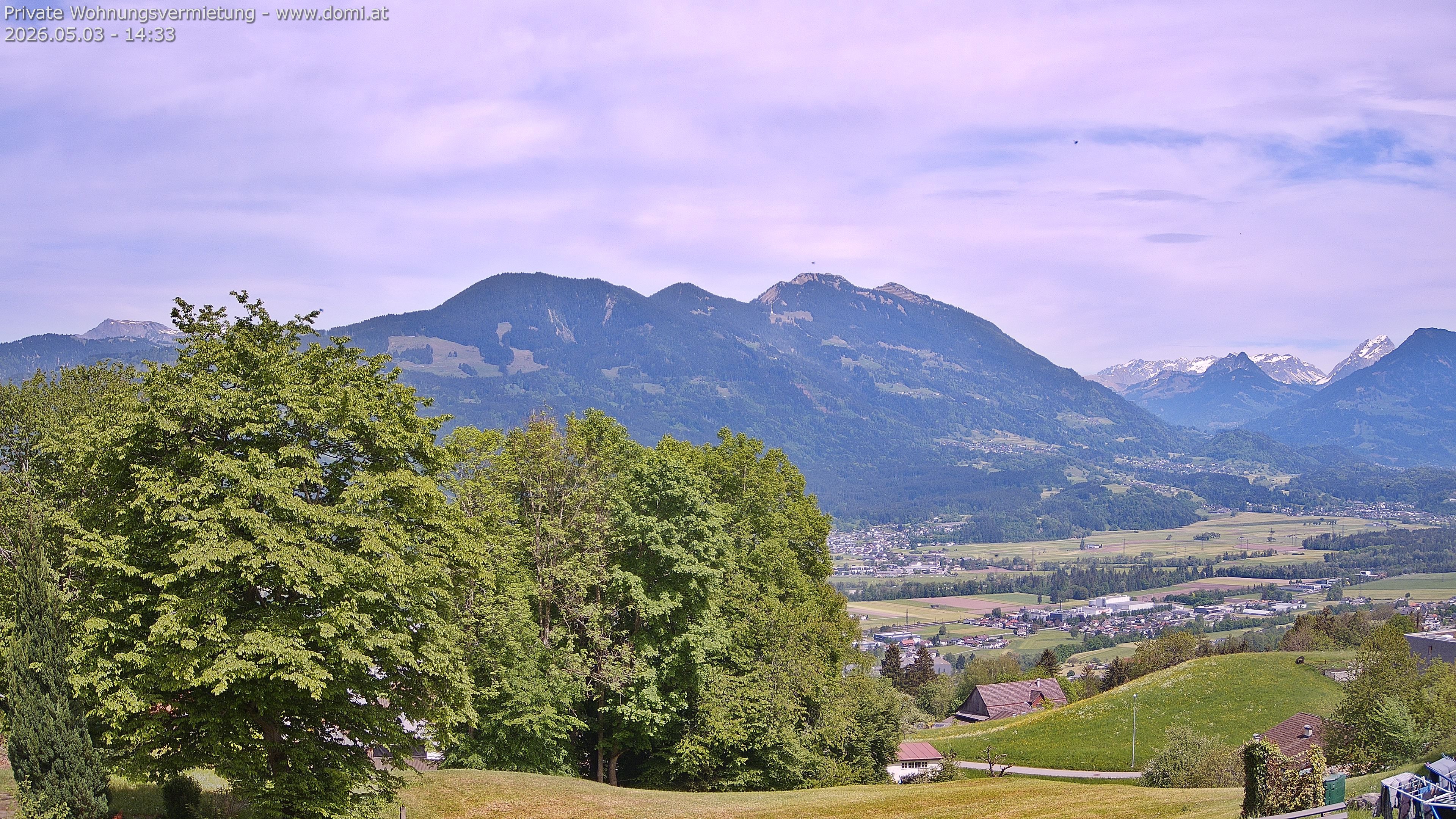 Archiv Foto Webcam Ausblick von Amerlügen bei Frastanz