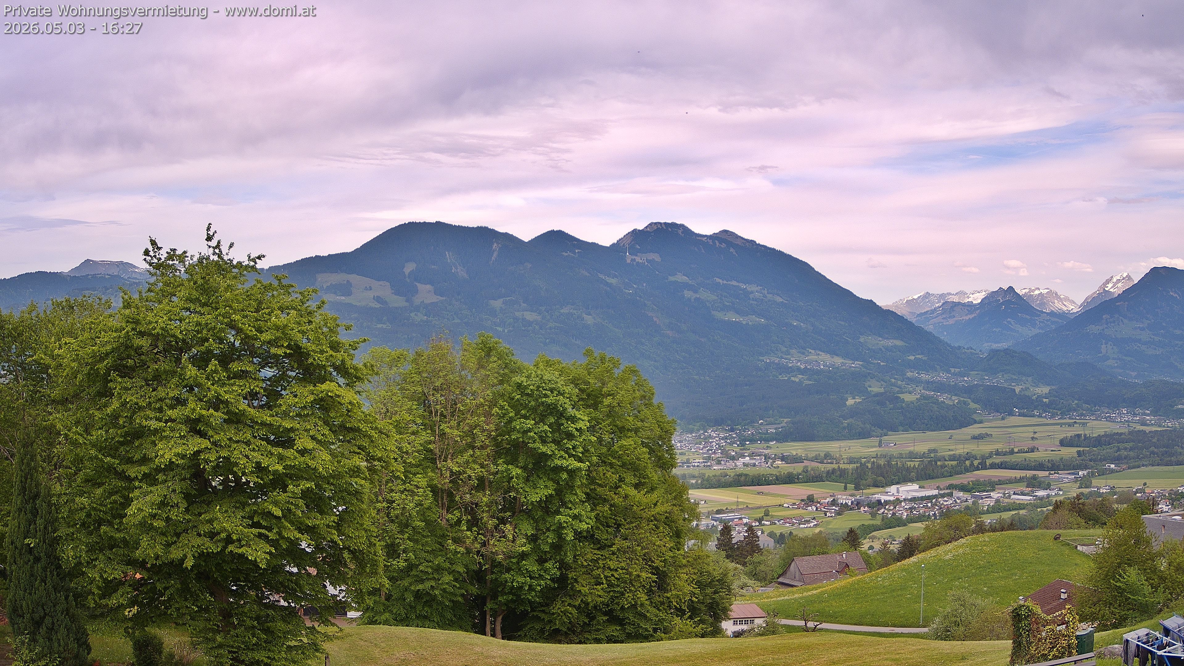 Archiv Foto Webcam Ausblick von Amerlügen bei Frastanz